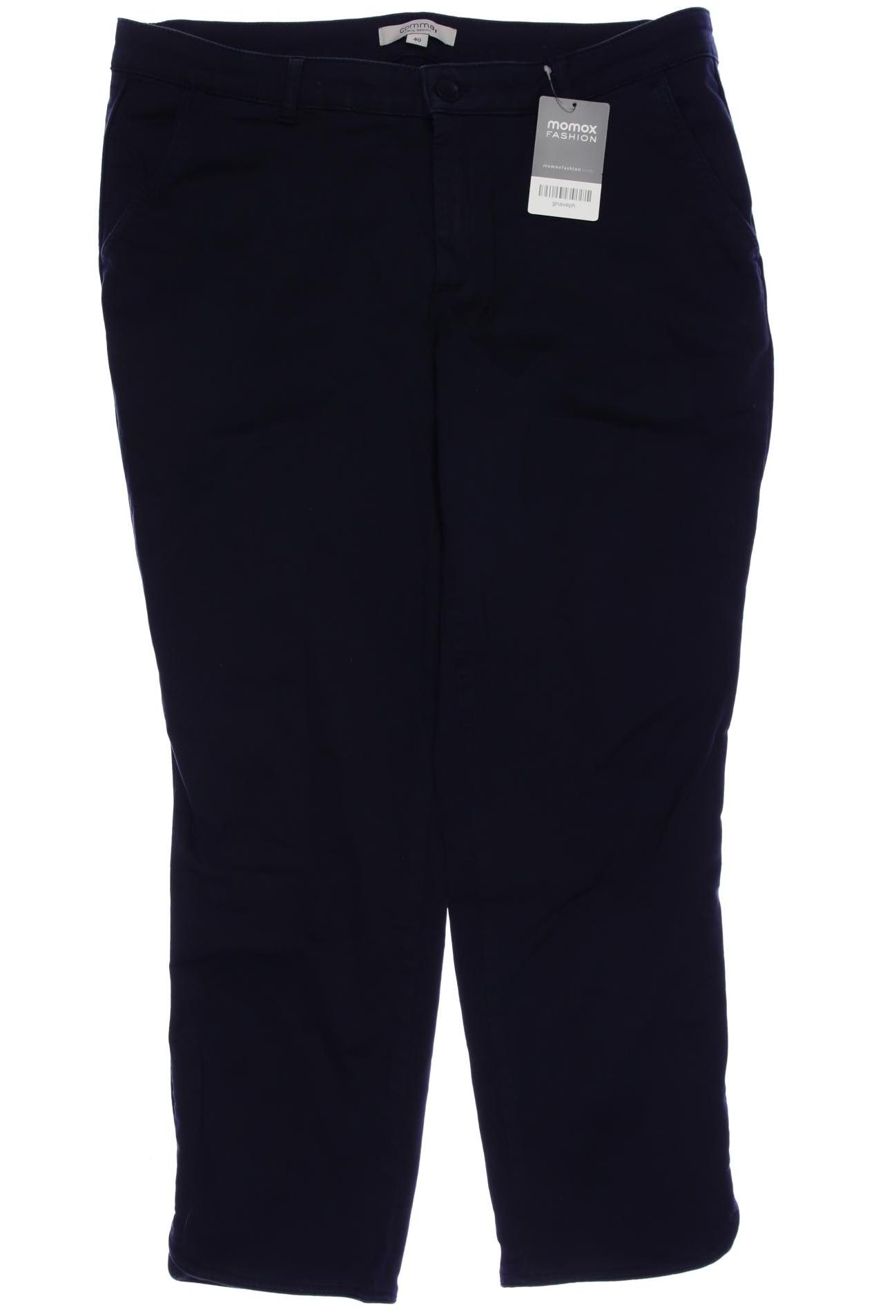 

Comma Damen Stoffhose, marineblau, Gr. 40