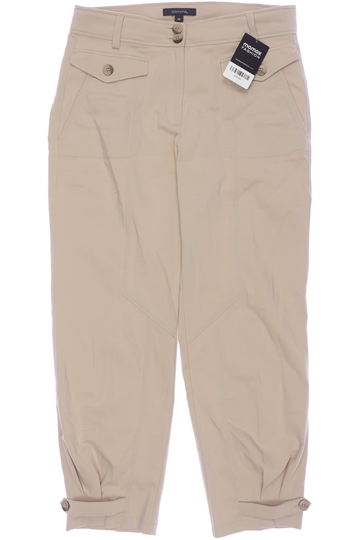 

Comma Damen Stoffhose, beige, Gr. 38