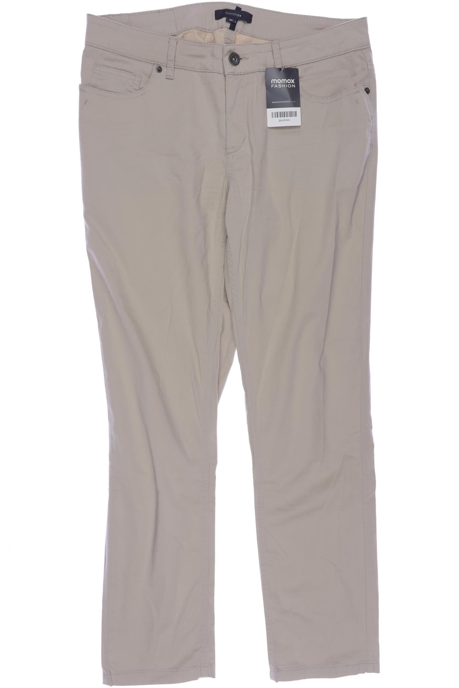 

Comma Damen Stoffhose, beige, Gr. 38