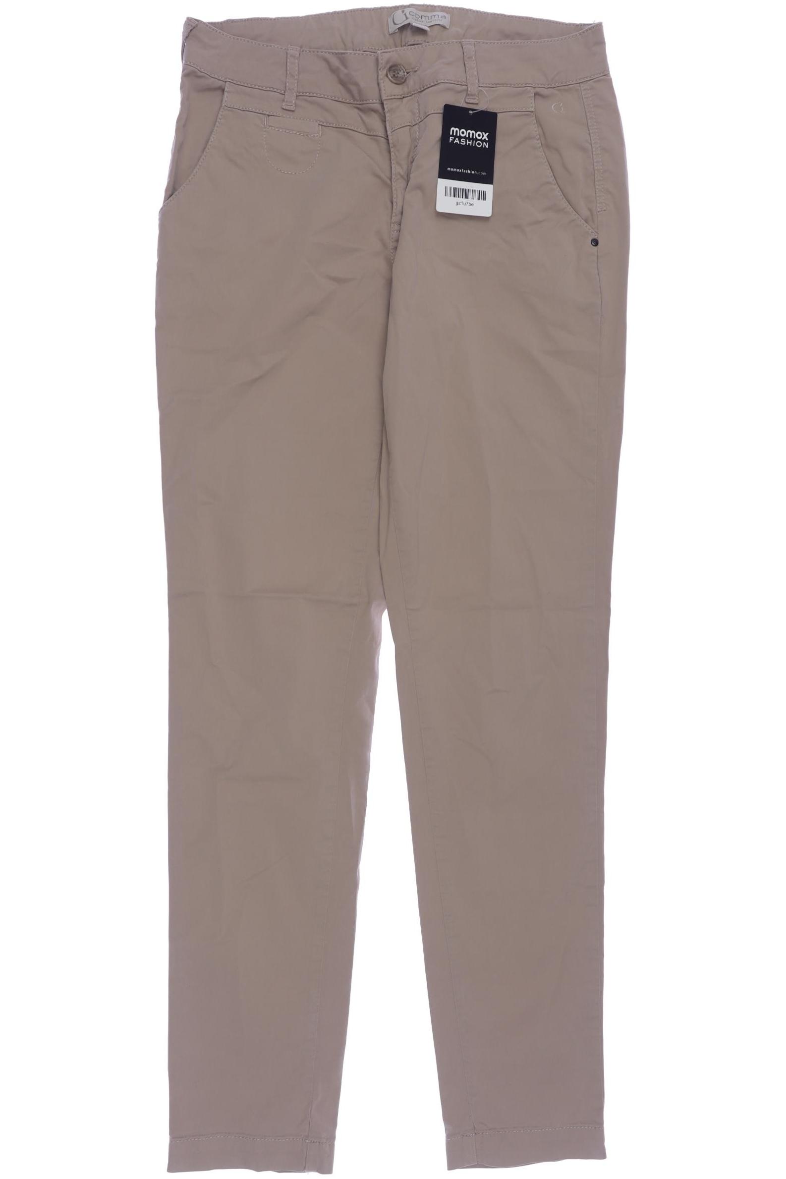 

Comma Damen Stoffhose, beige, Gr. 34
