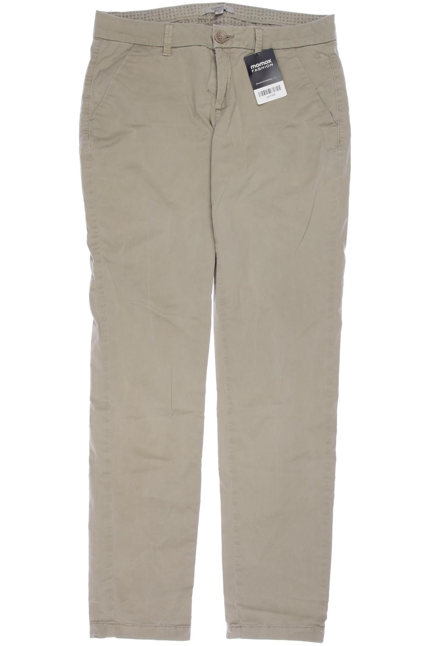 

Comma Damen Stoffhose, beige, Gr. 38