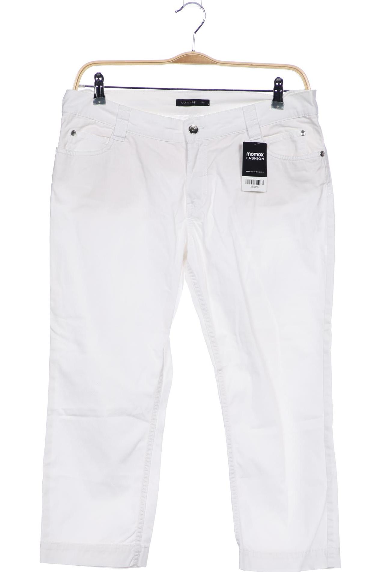 

Comma Damen Stoffhose, weiß, Gr. 42