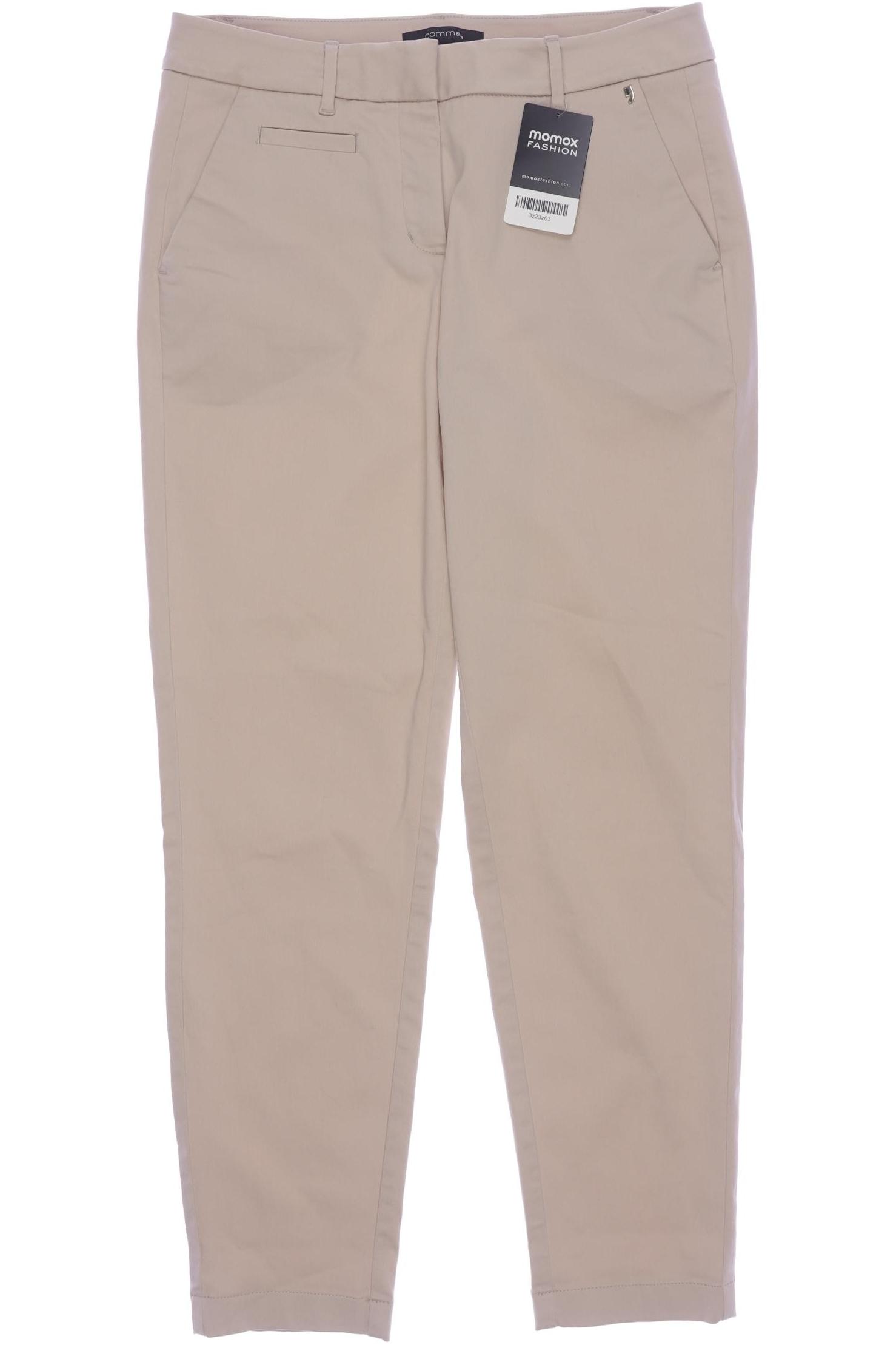 

Comma Damen Stoffhose, beige, Gr. 36