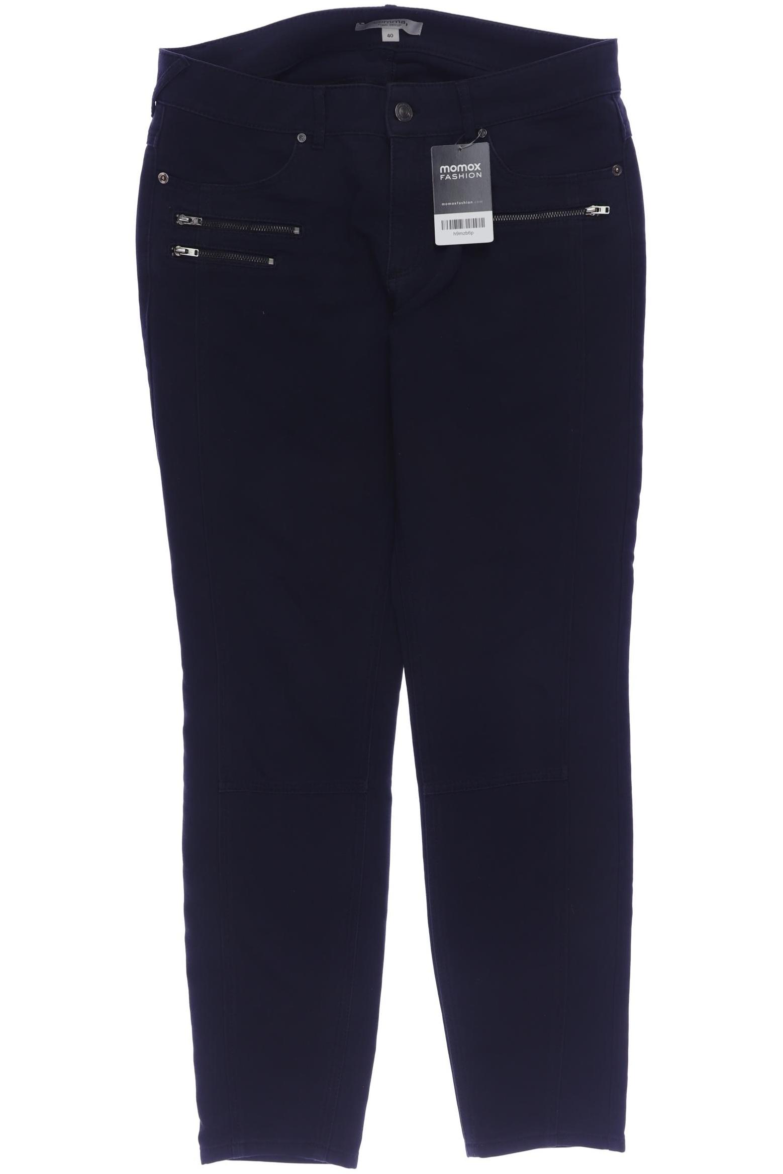 

Comma Damen Stoffhose, marineblau, Gr. 40