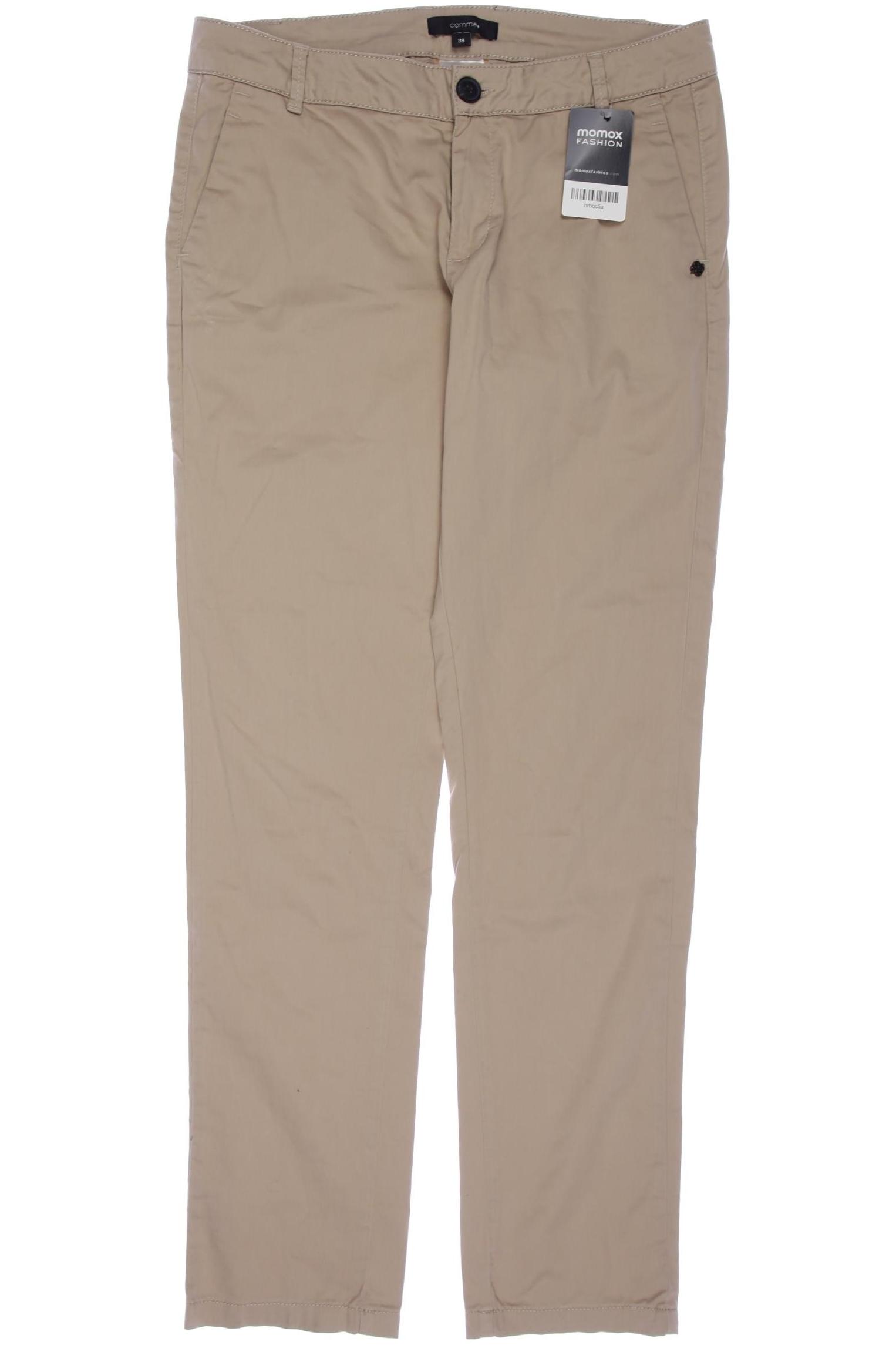

Comma Damen Stoffhose, beige, Gr. 38