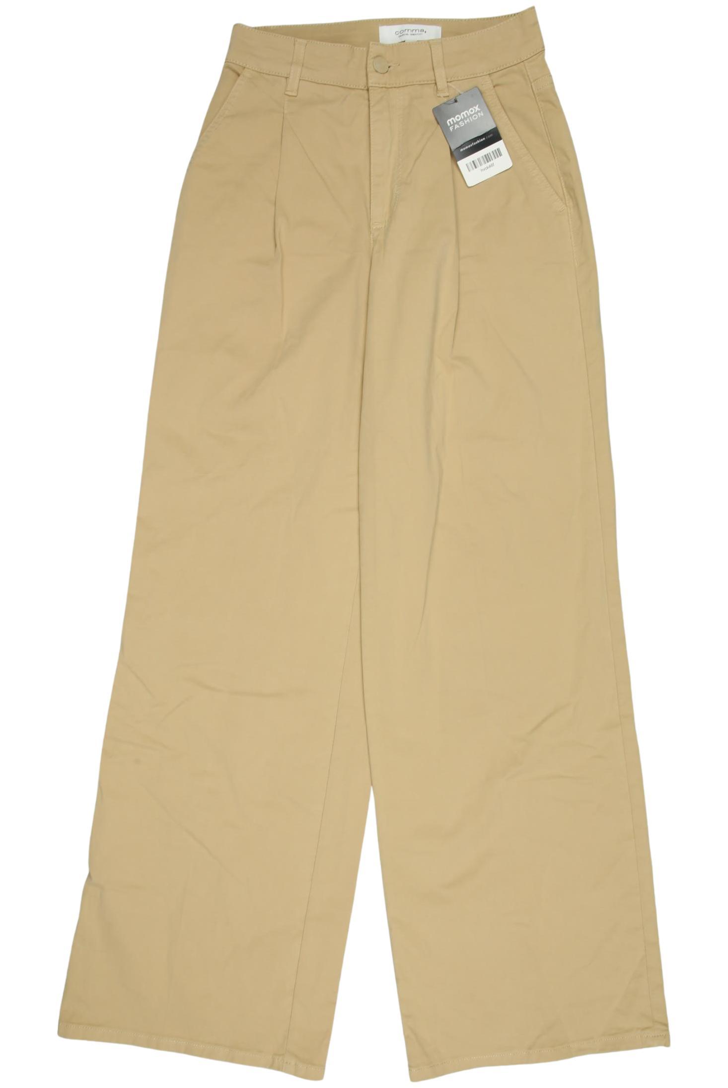 

Comma Damen Stoffhose, beige, Gr. 32