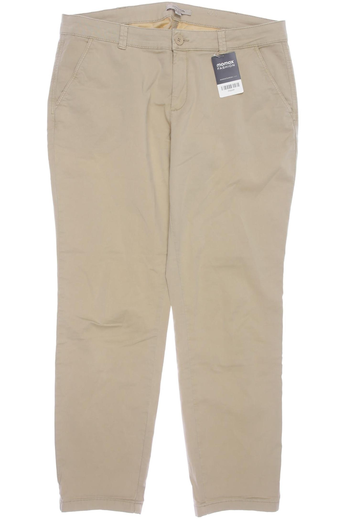 

Comma Damen Stoffhose, beige, Gr. 44