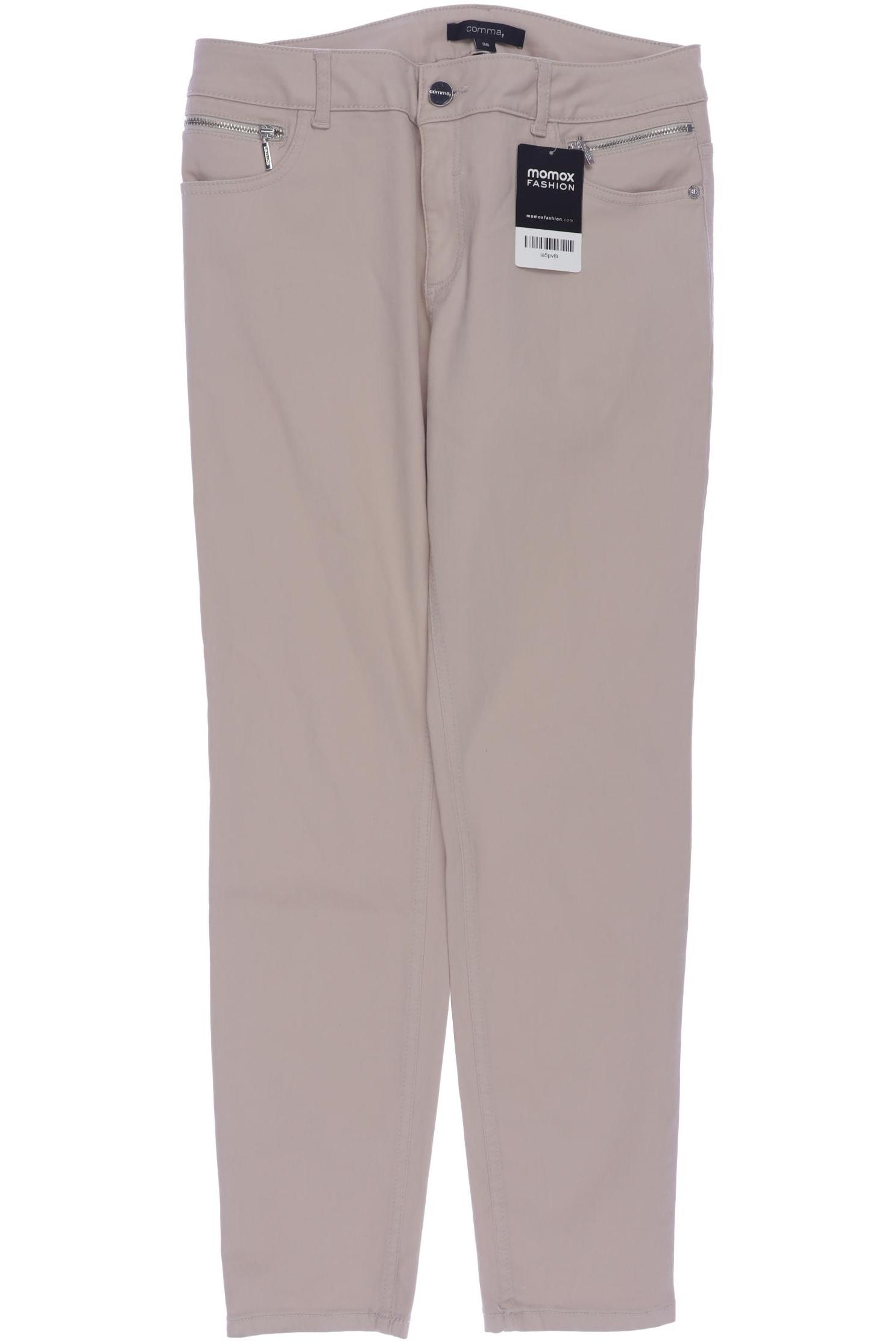 

Comma Damen Stoffhose, beige, Gr. 36