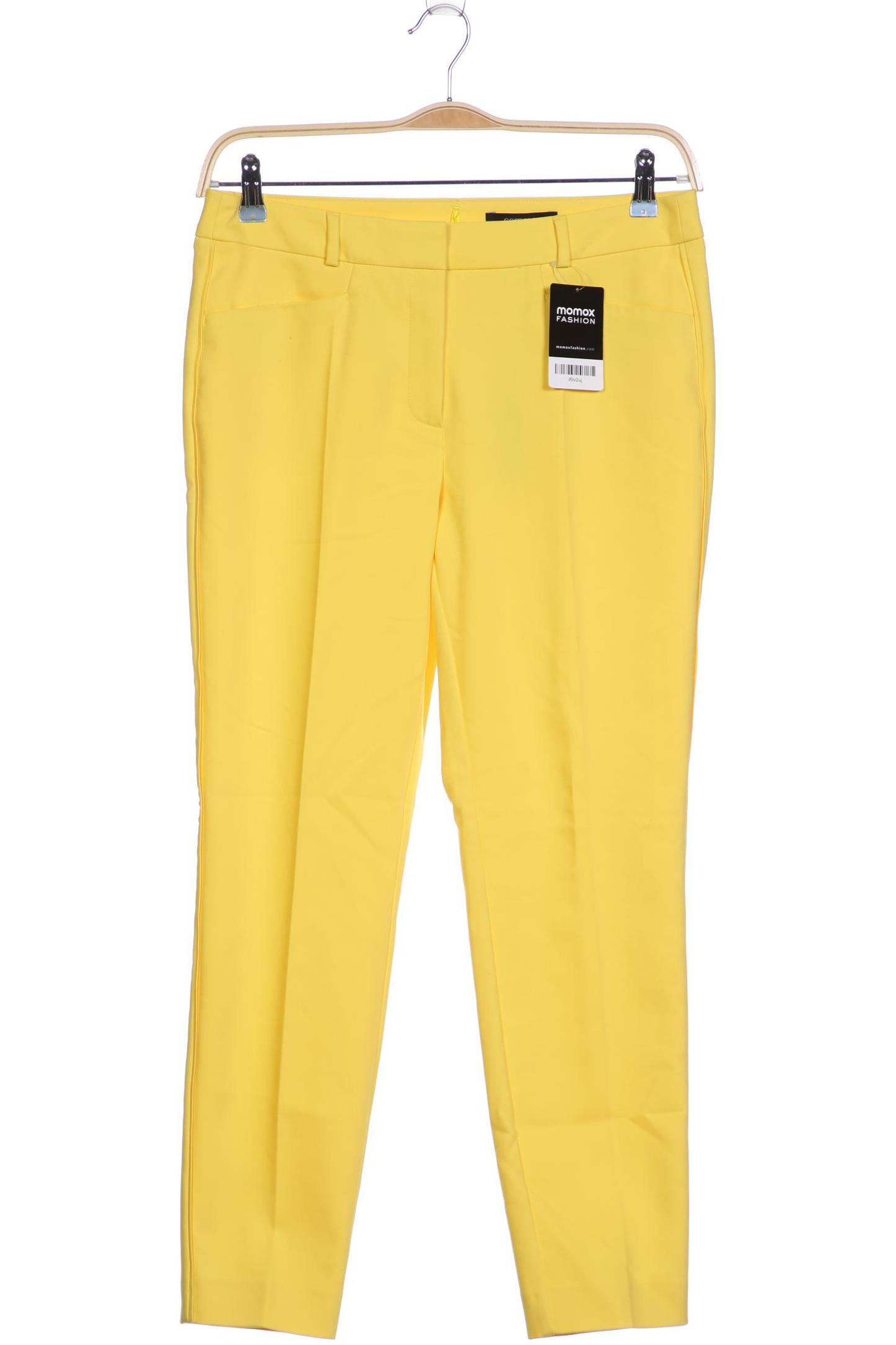 

Comma Damen Stoffhose, gelb