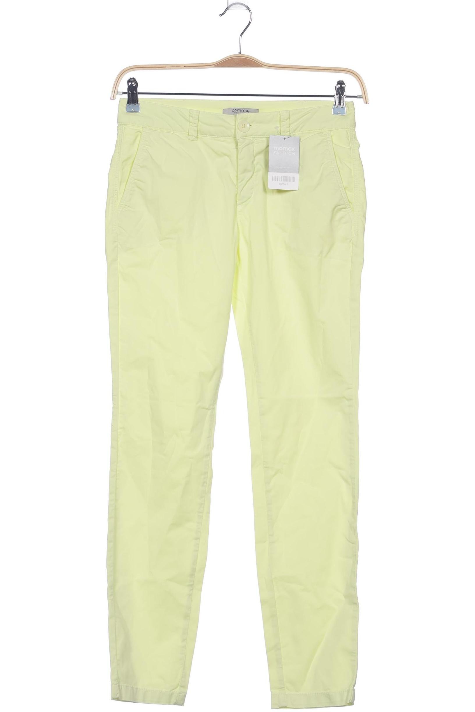 

Comma Damen Stoffhose, gelb, Gr. 34