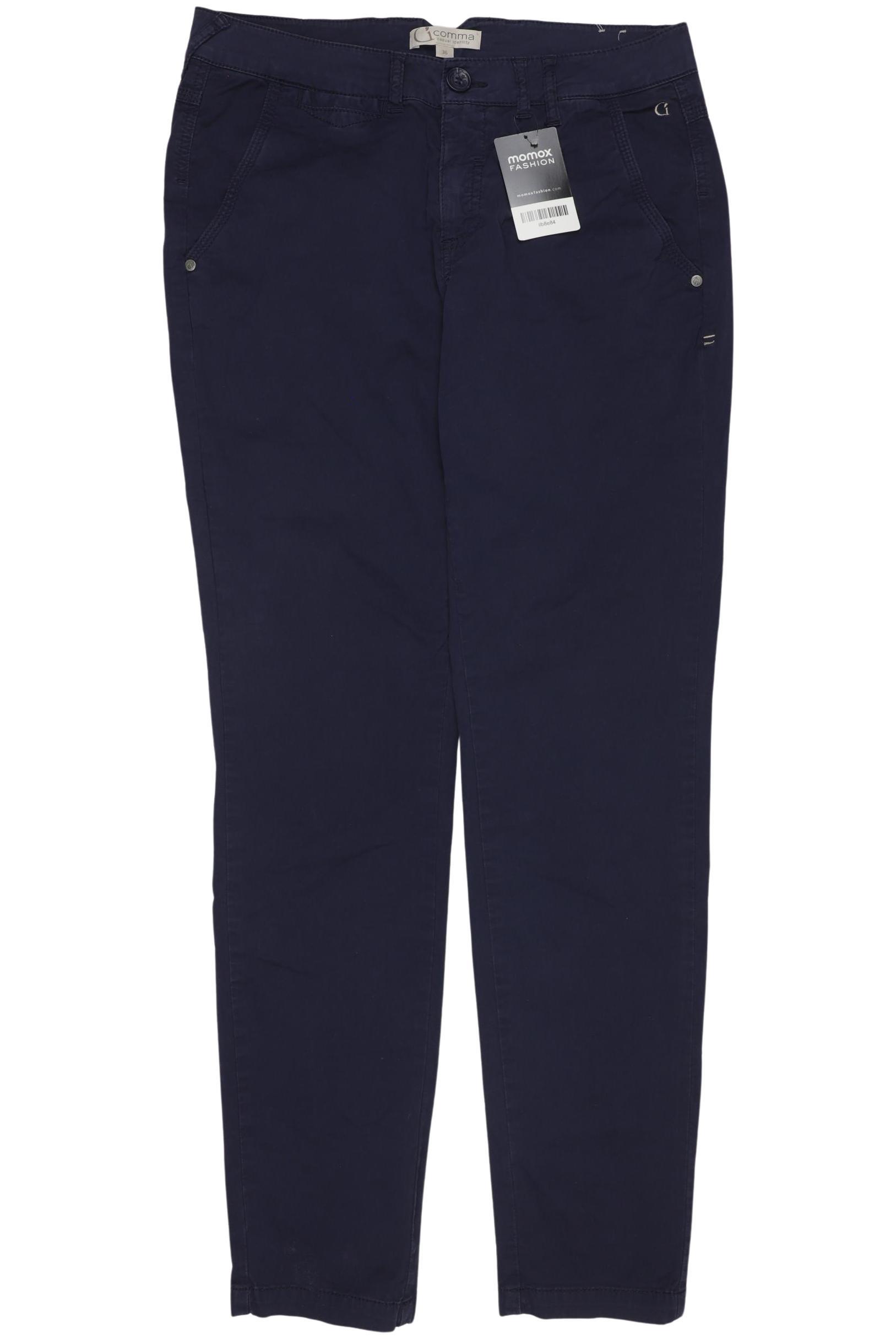 

Comma Damen Stoffhose, marineblau, Gr. 36