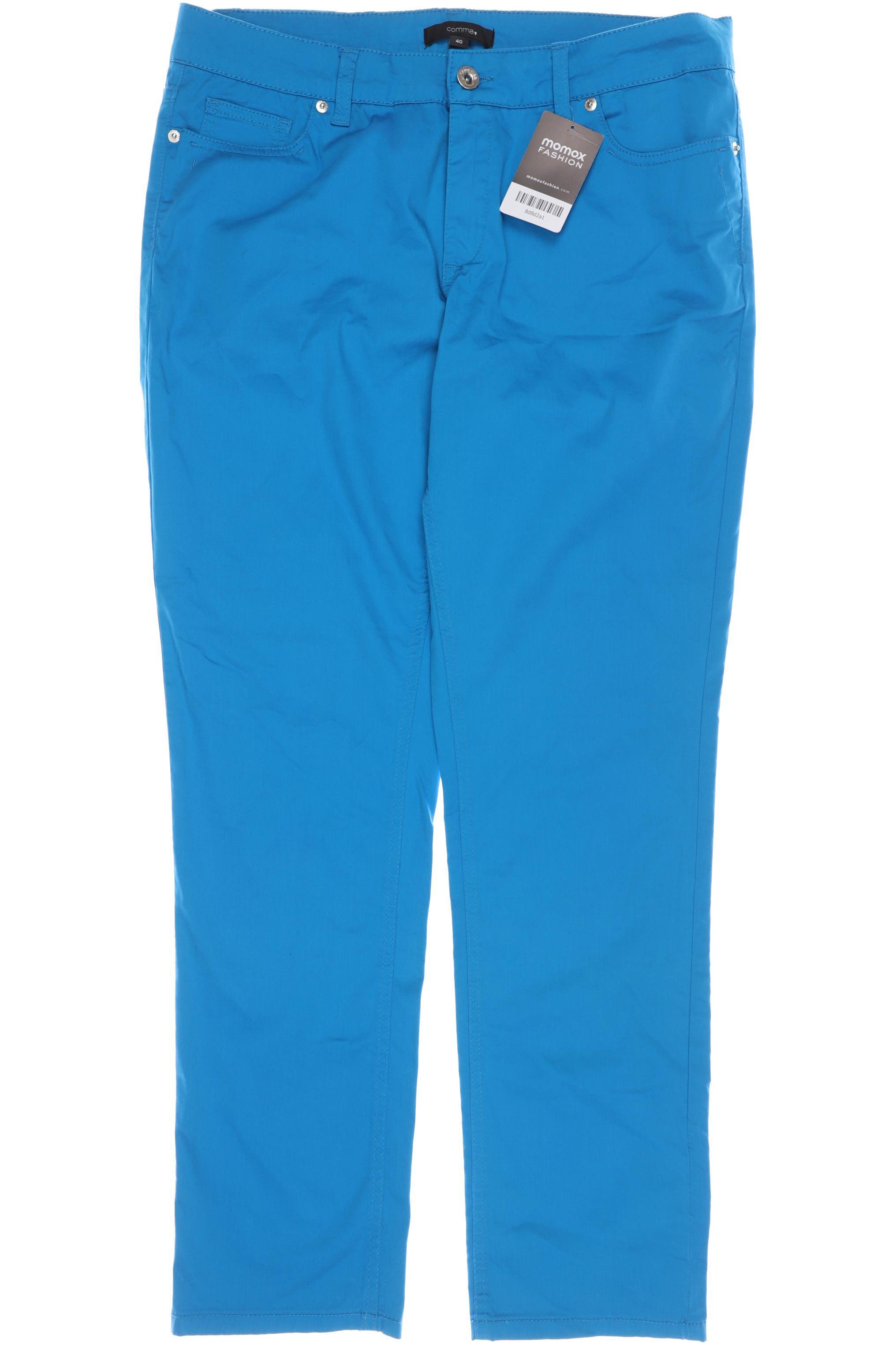 

Comma Damen Stoffhose, blau, Gr. 40