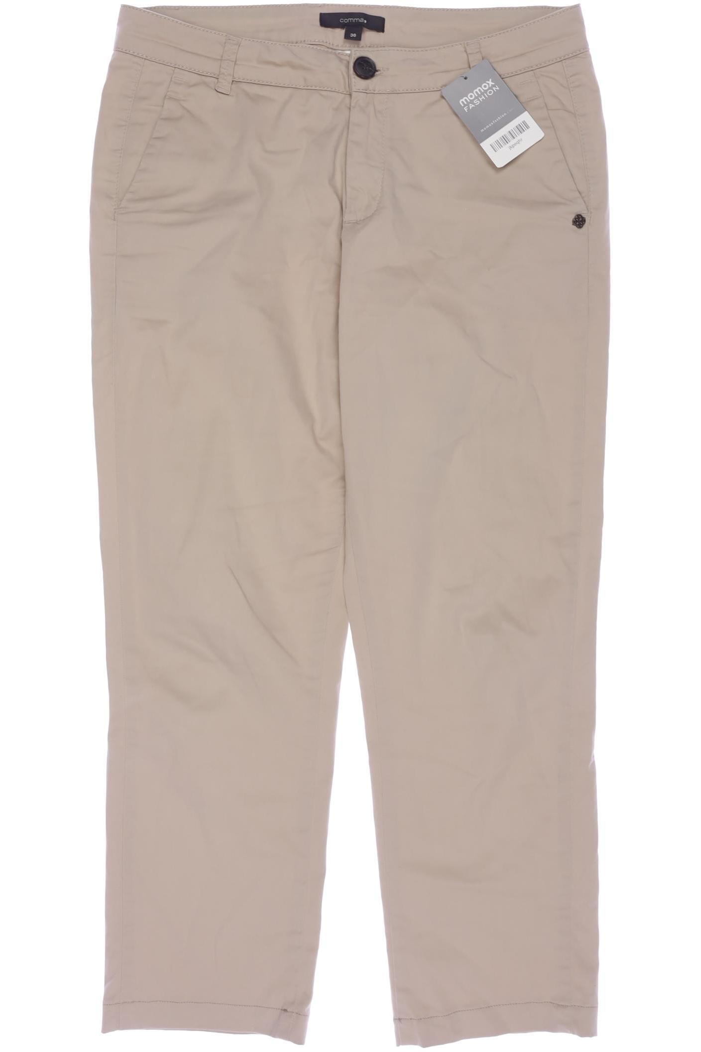 

Comma Damen Stoffhose, beige, Gr. 36