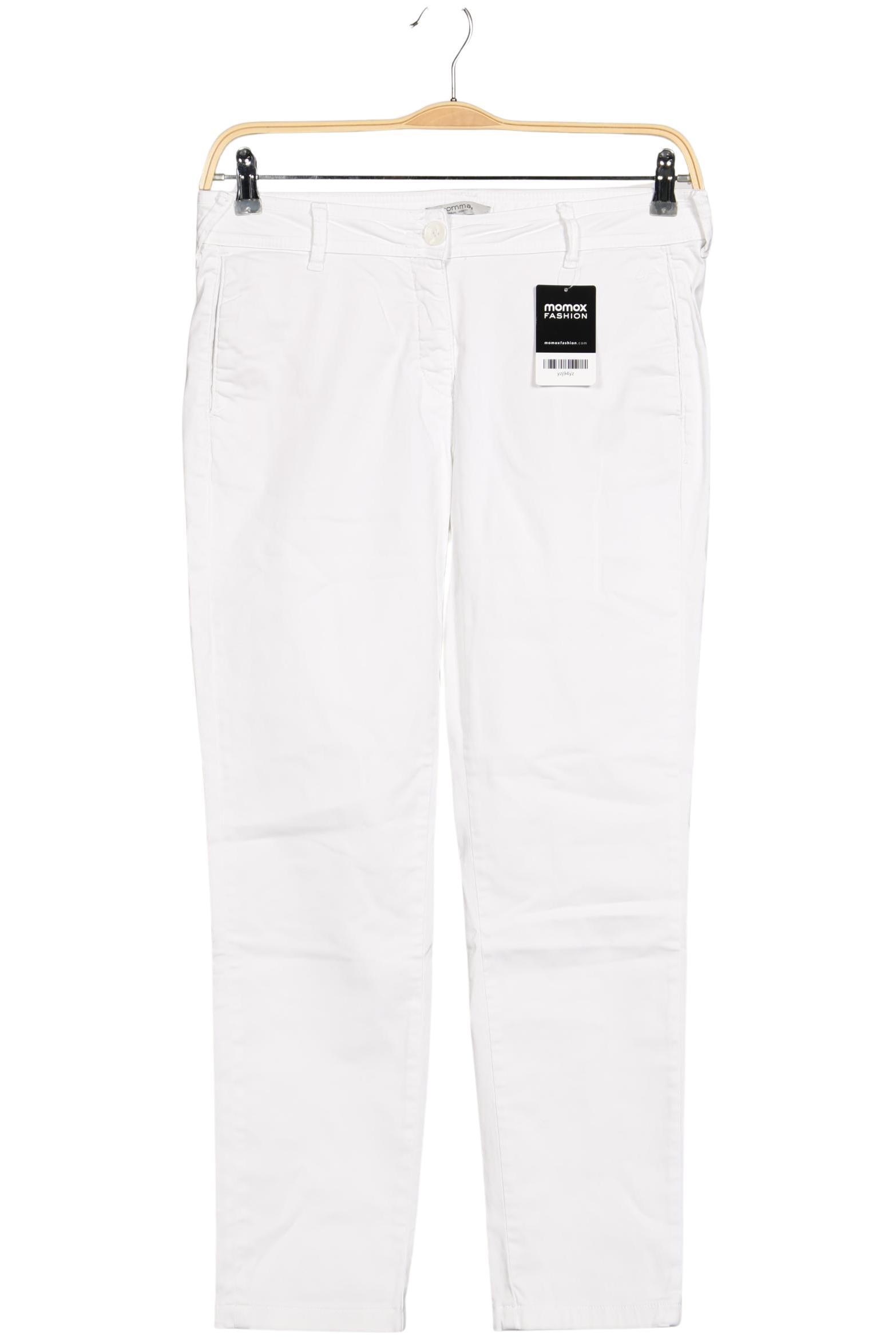 

Comma Damen Stoffhose, weiß, Gr. 36