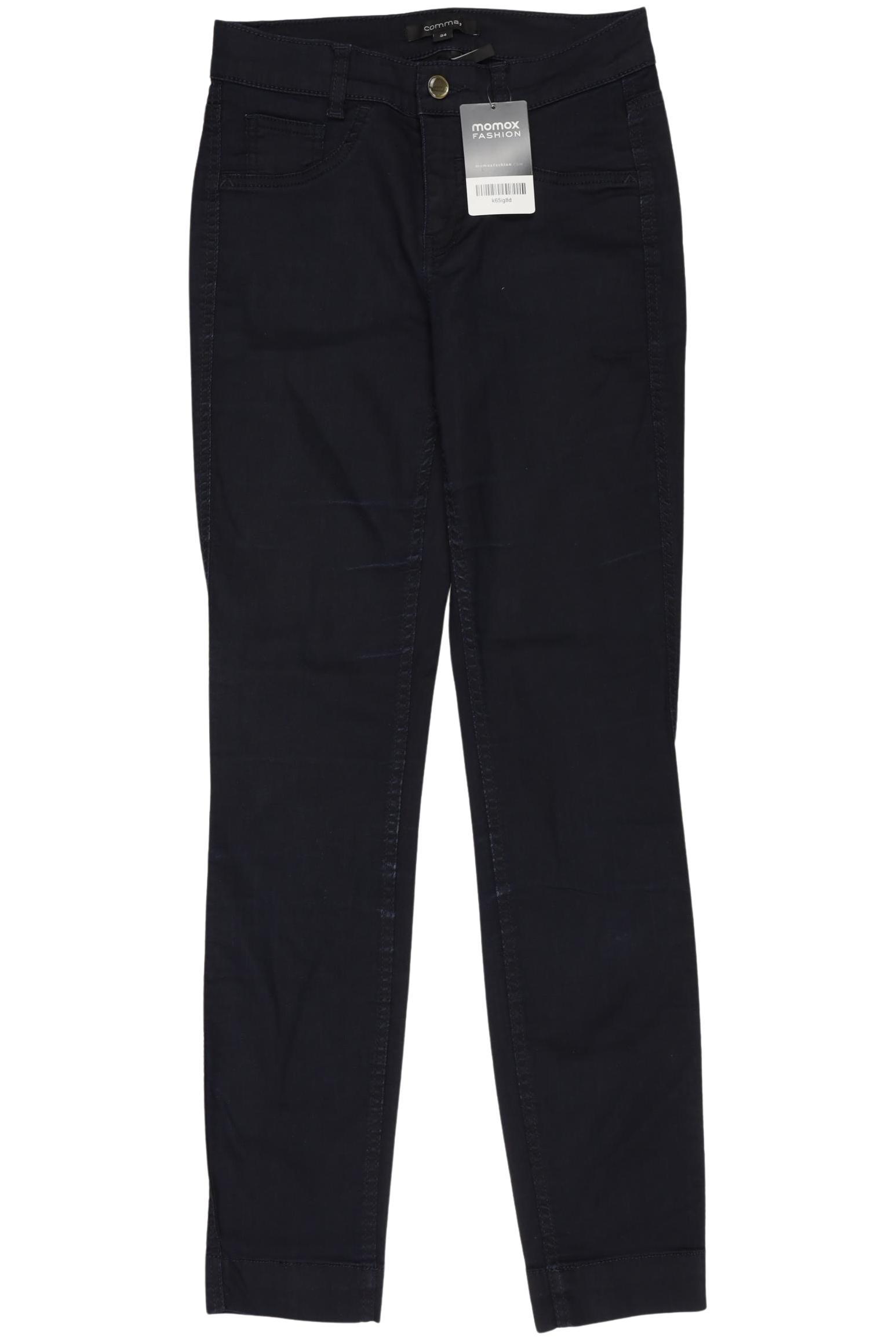 

Comma Damen Stoffhose, marineblau, Gr. 34