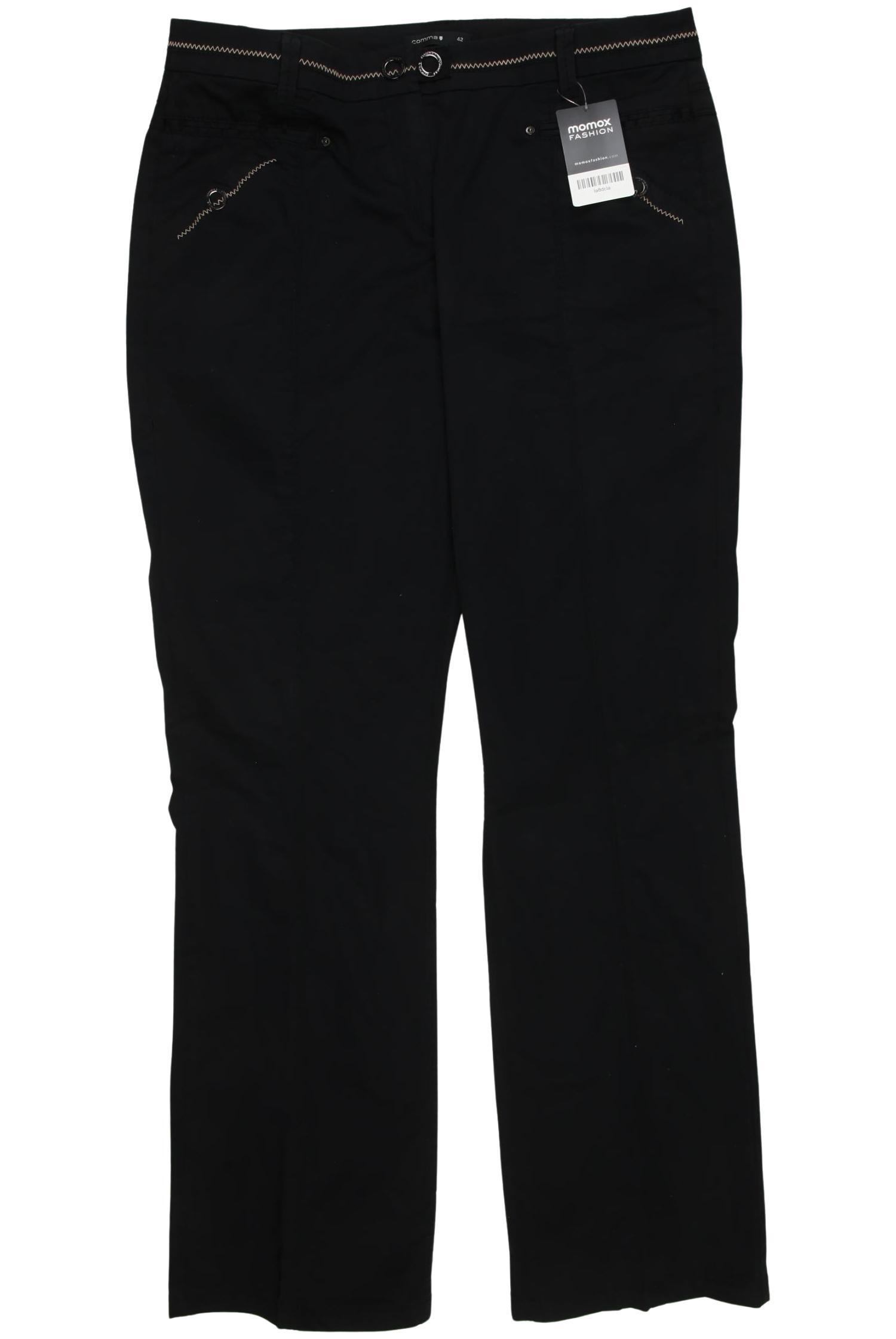 

Comma Damen Stoffhose, schwarz, Gr. 42