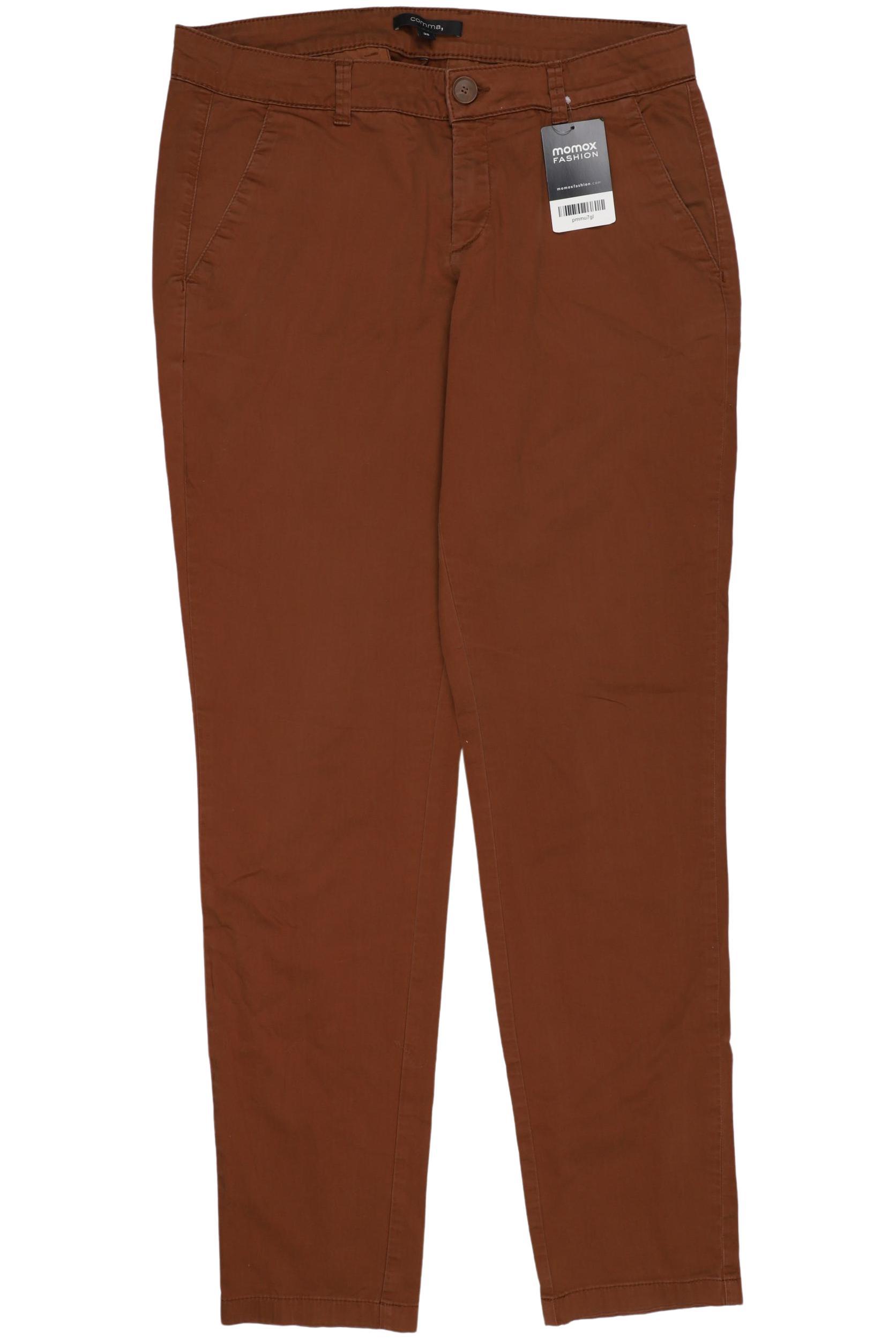 

Comma Damen Stoffhose, braun, Gr. 38