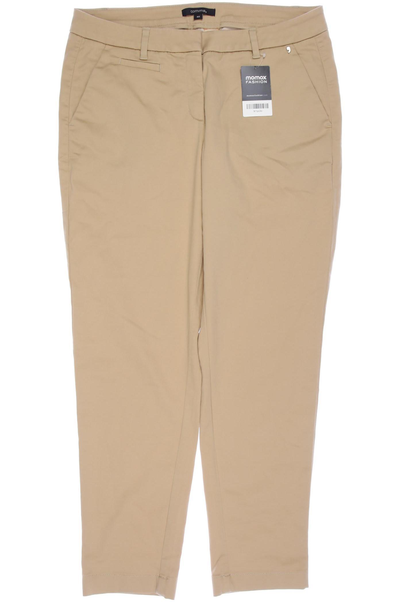 

Comma Damen Stoffhose, beige, Gr. 40