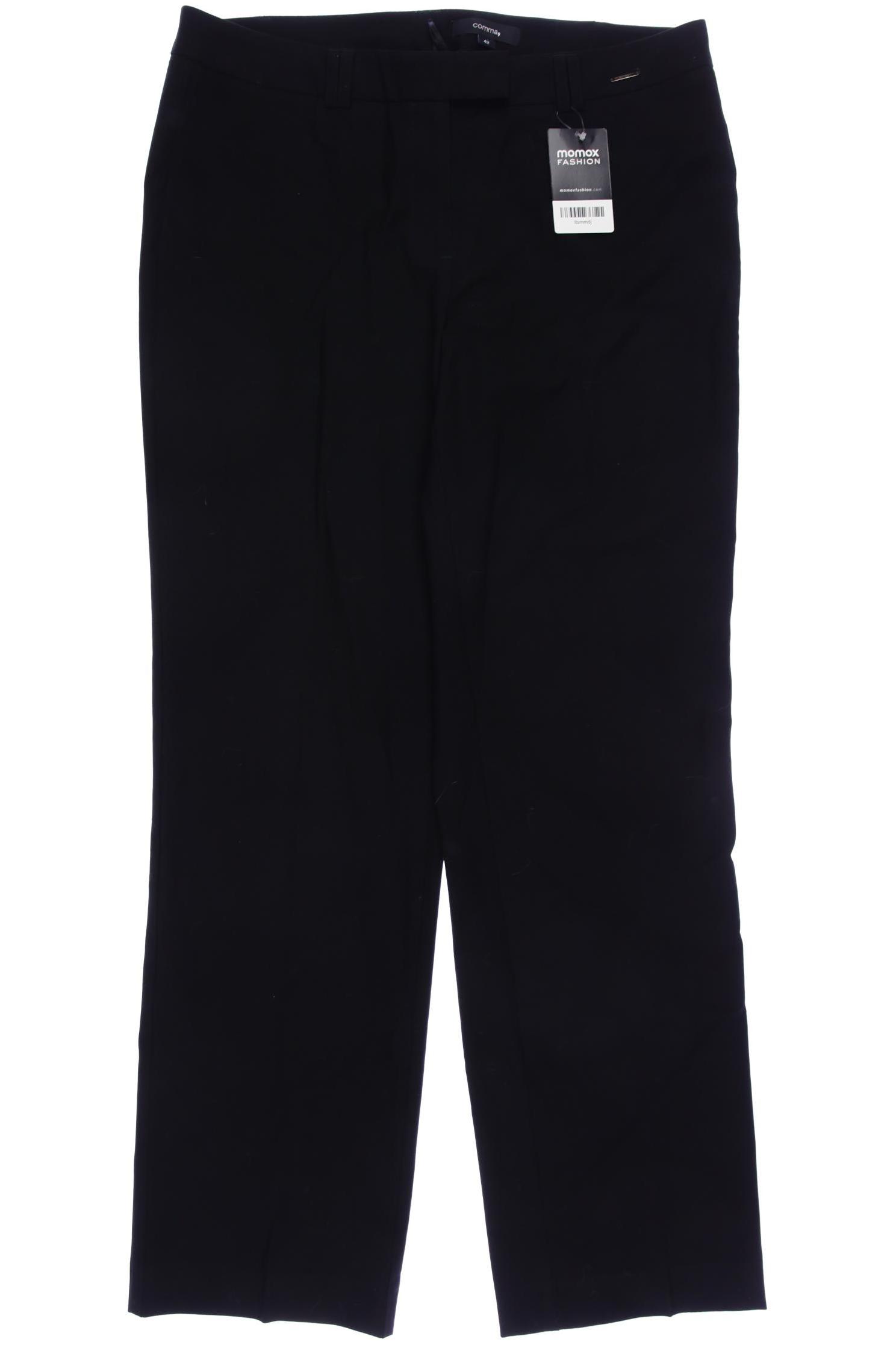 

Comma Damen Stoffhose, schwarz