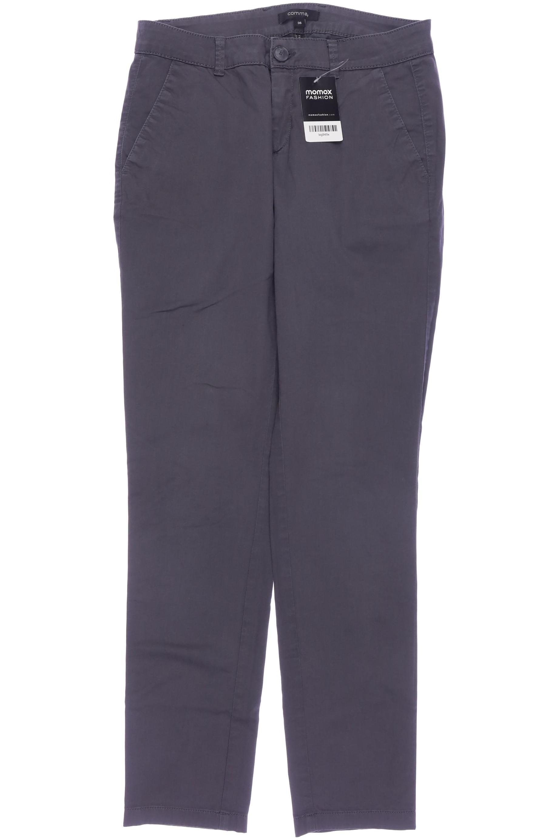 

Comma Damen Stoffhose, silber, Gr. 36
