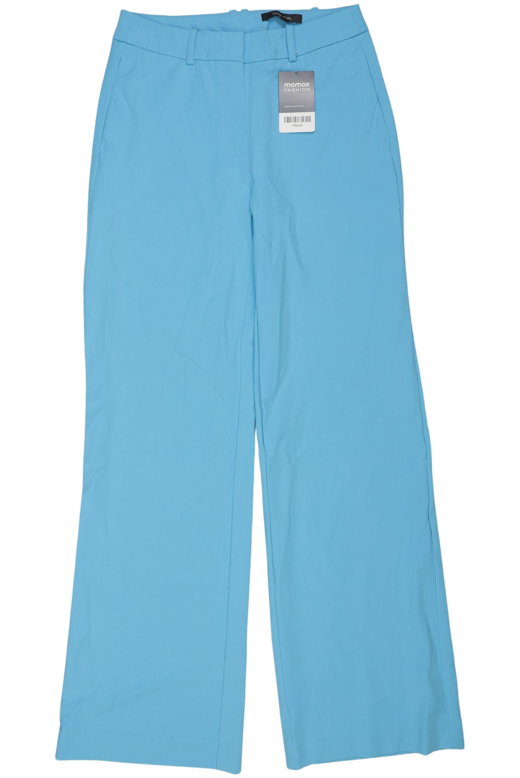 

Comma Damen Stoffhose, hellblau, Gr. 34