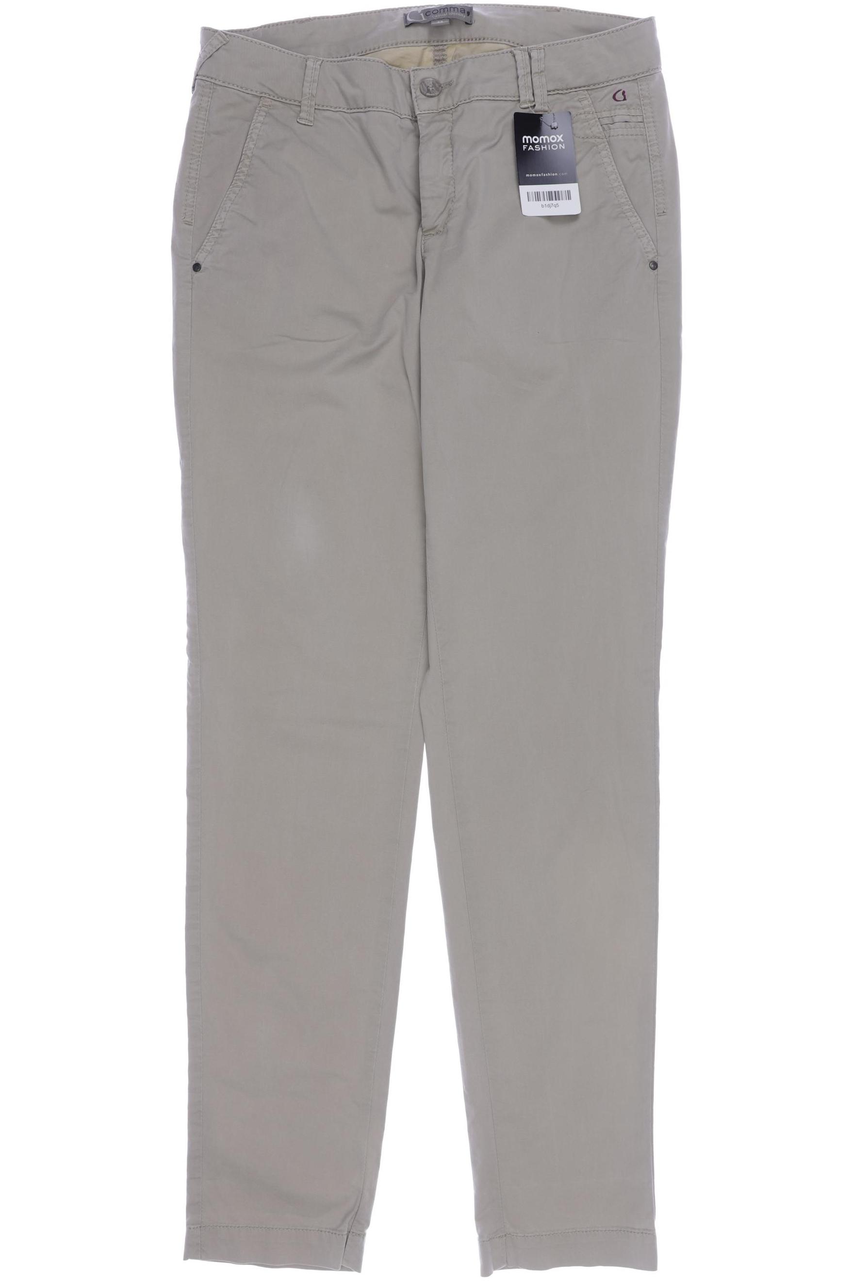 

Comma Damen Stoffhose, beige, Gr. 36