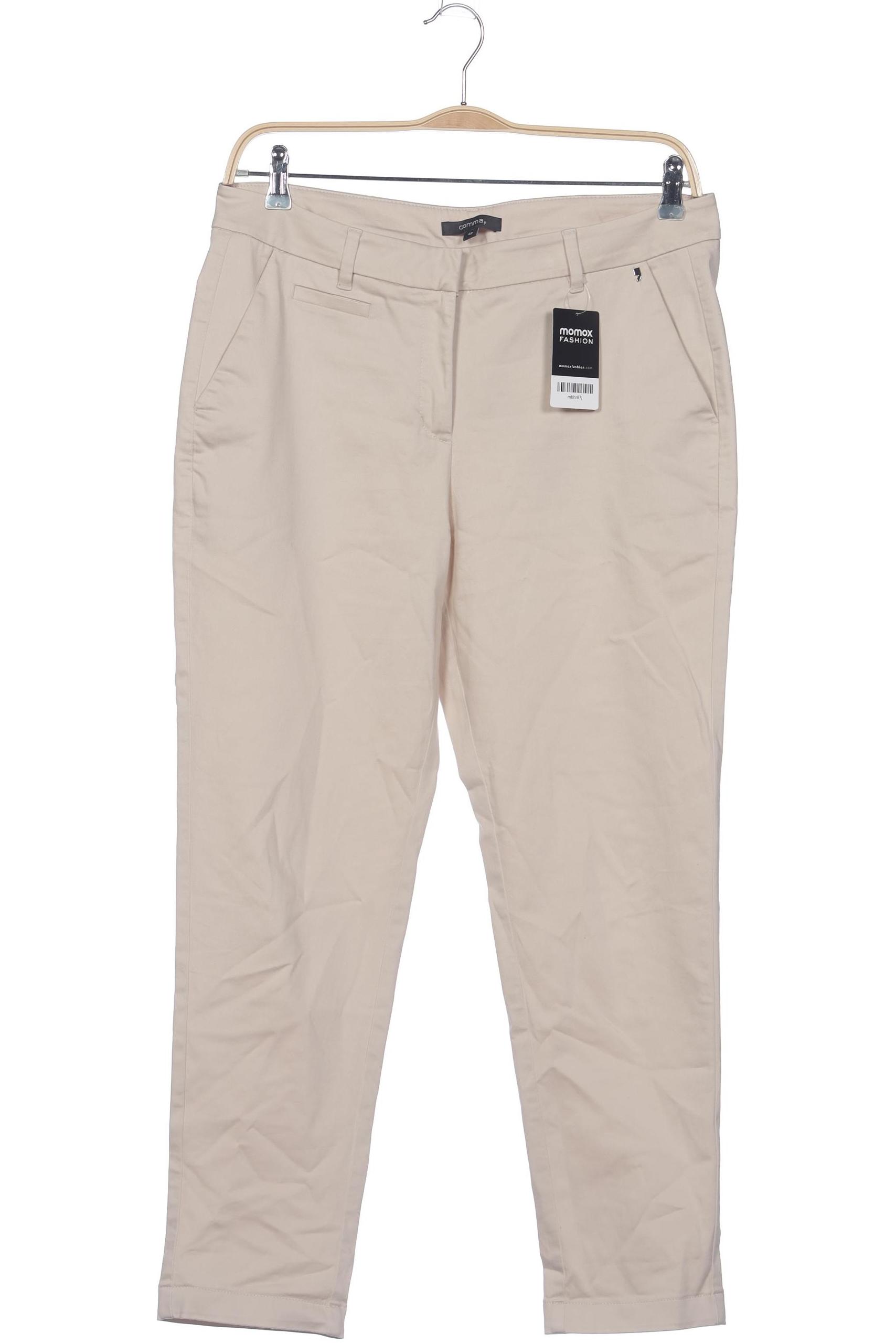 

Comma Damen Stoffhose, beige, Gr. 42