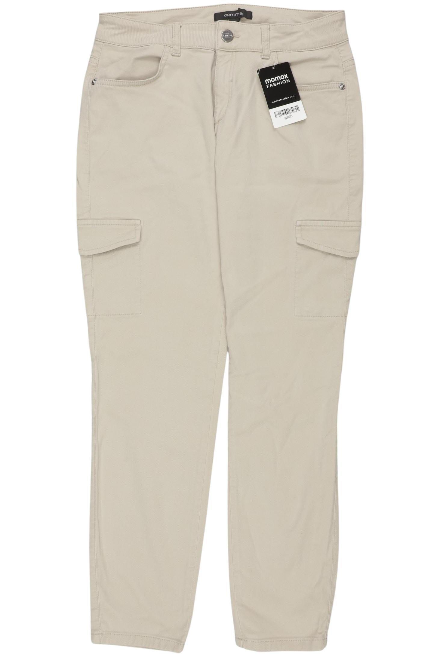 

Comma Damen Stoffhose, beige, Gr. 36