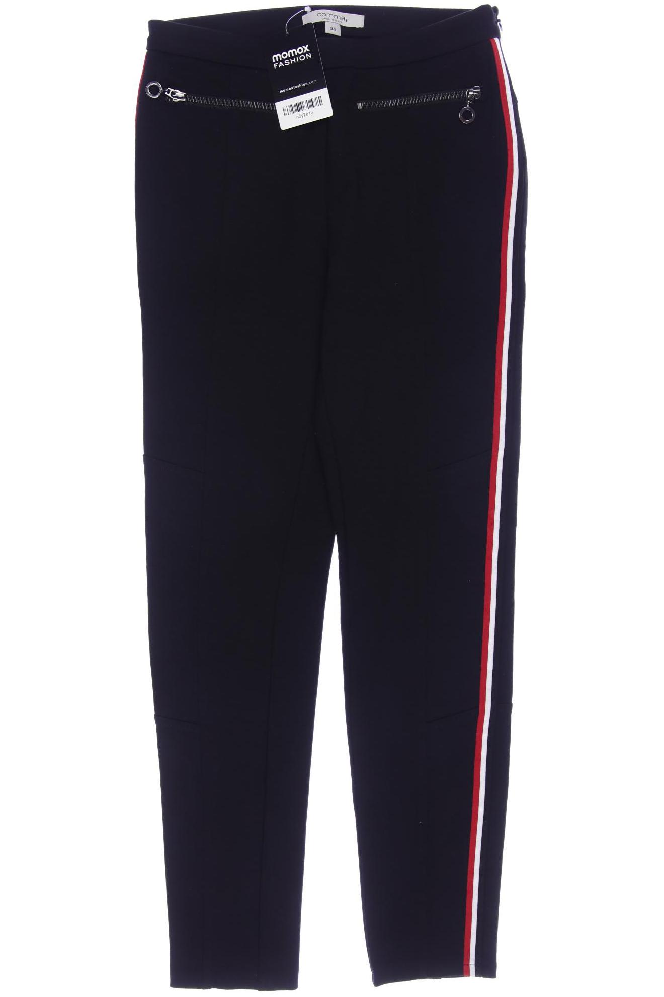 

Comma Damen Stoffhose, schwarz