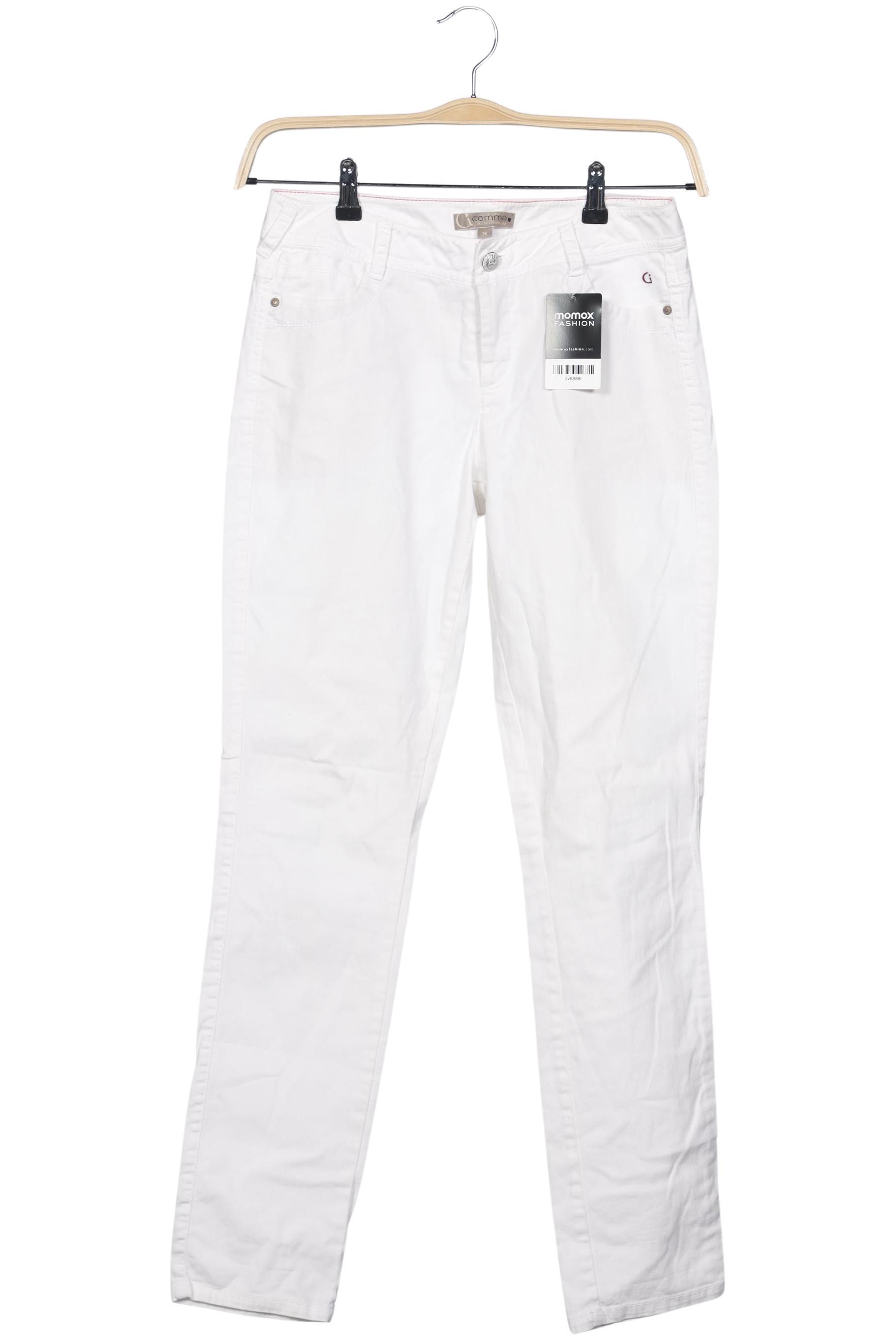 

Comma Damen Stoffhose, weiß, Gr. 36