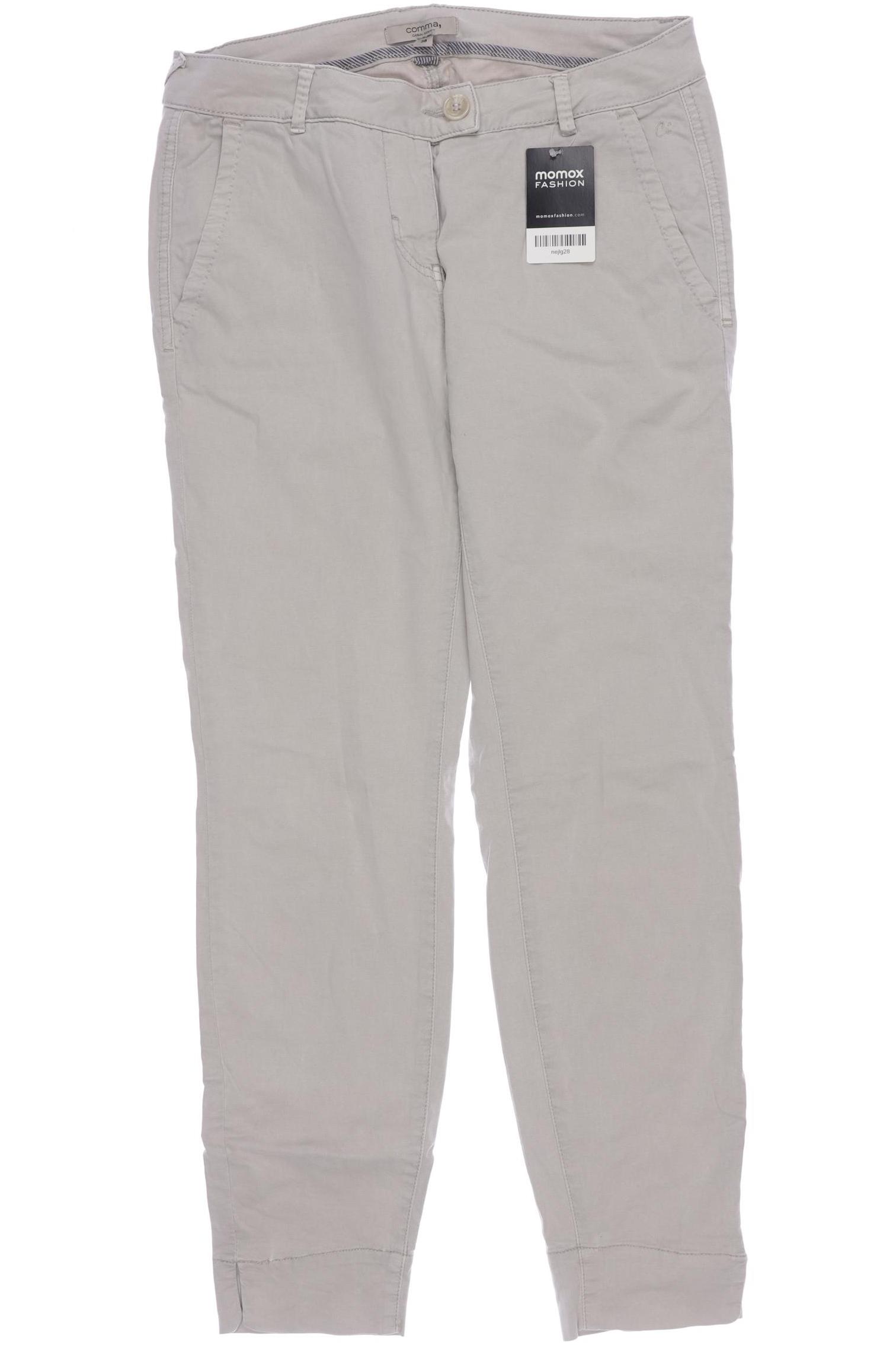

Comma Damen Stoffhose, beige, Gr. 38