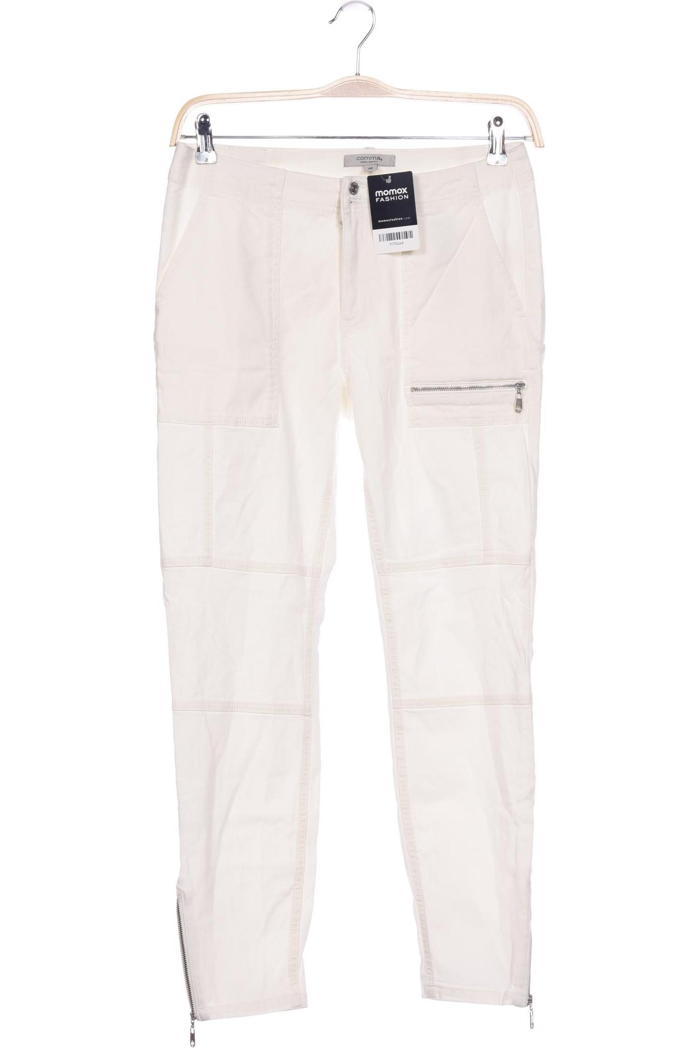 

Comma Damen Stoffhose, cremeweiß, Gr. 38