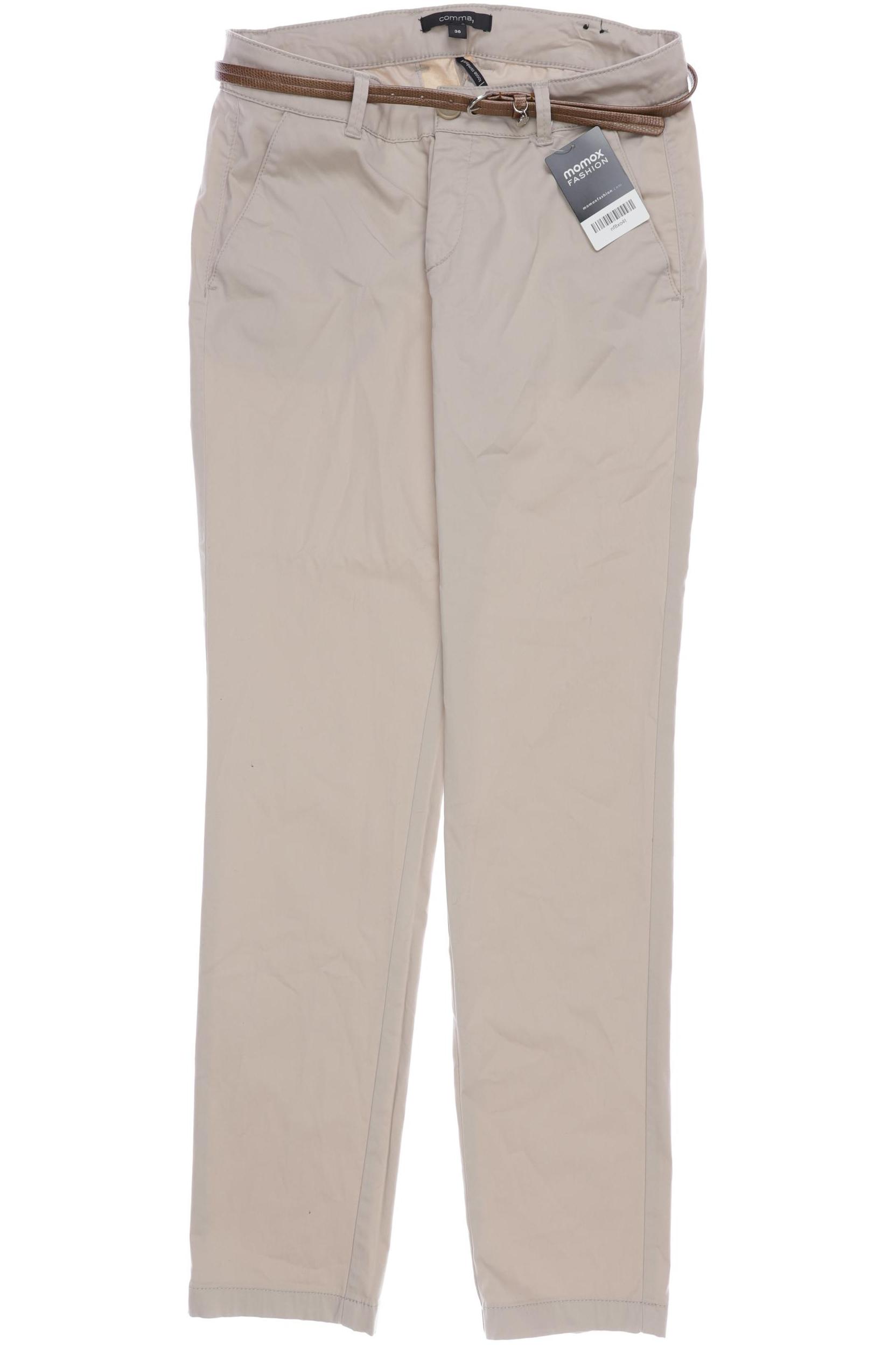

Comma Damen Stoffhose, beige, Gr. 36