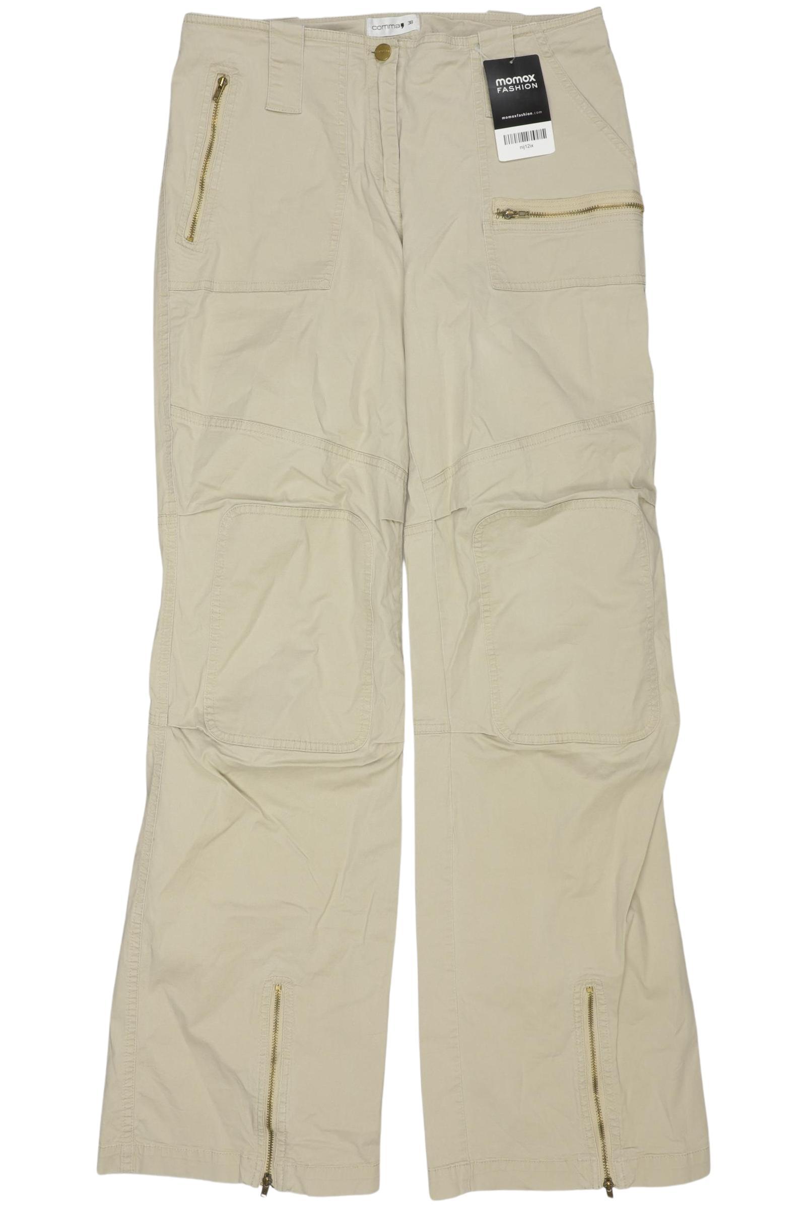 

Comma Damen Stoffhose, beige, Gr. 38