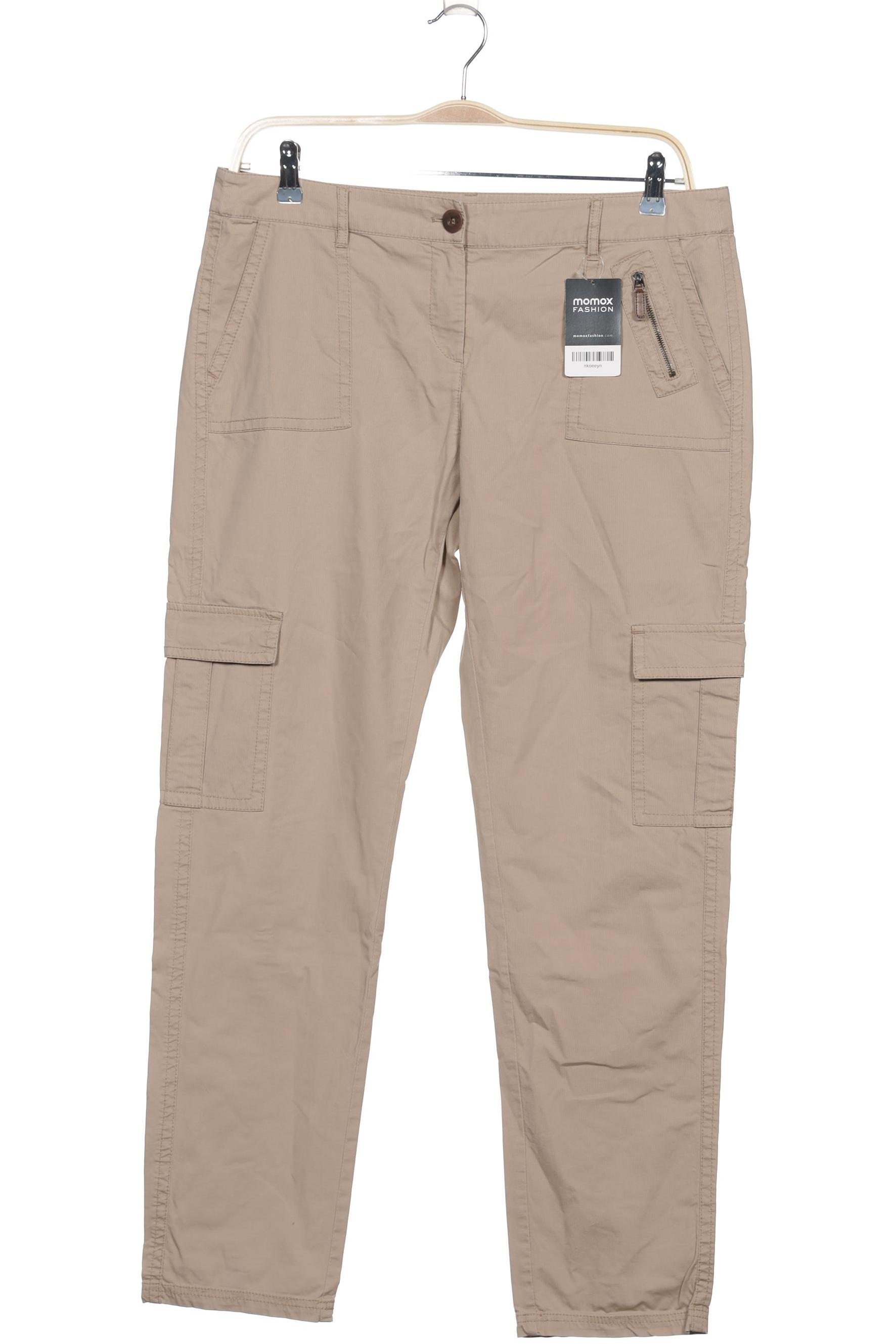 

Comma Damen Stoffhose, beige, Gr. 42