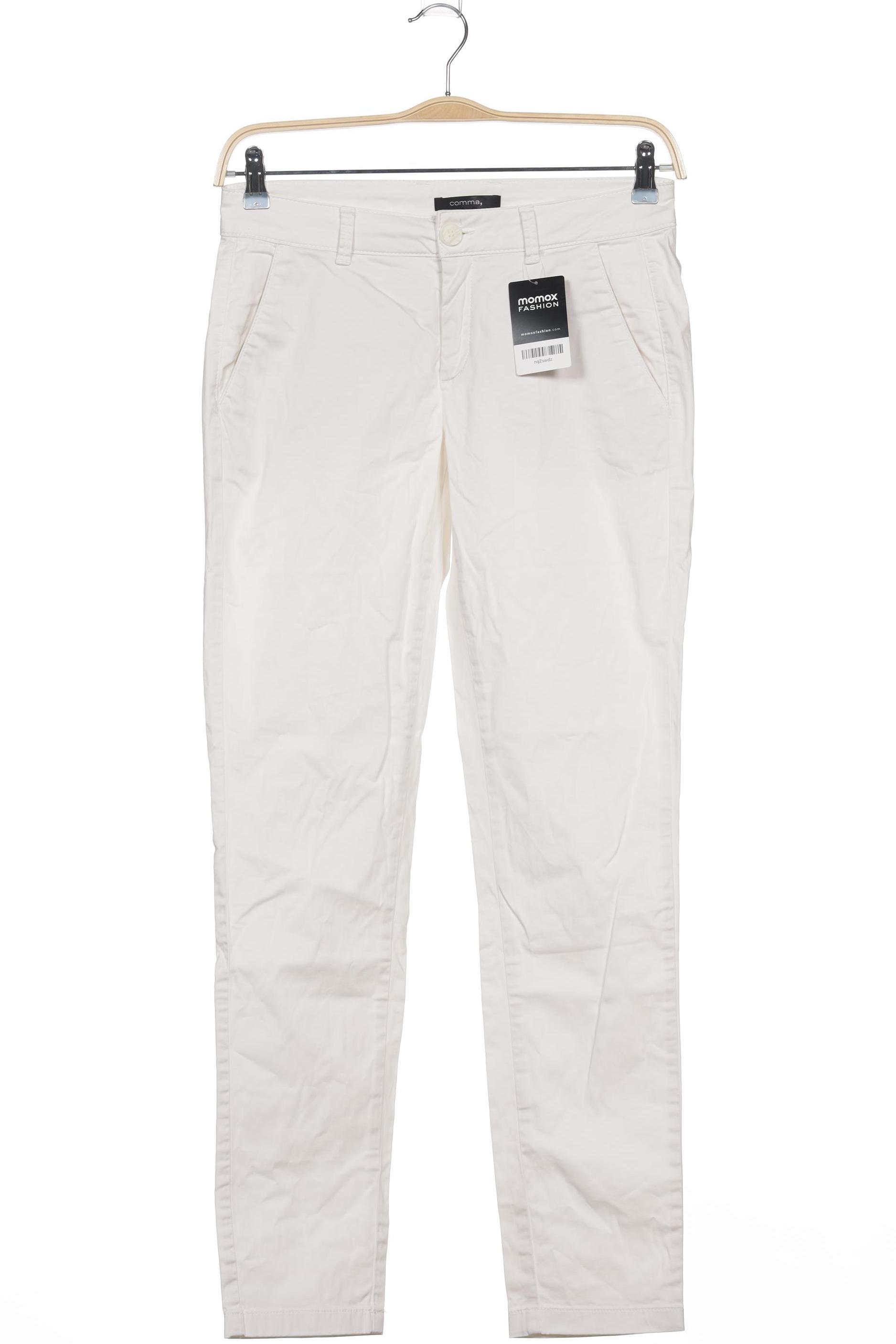 

Comma Damen Stoffhose, weiß, Gr. 34
