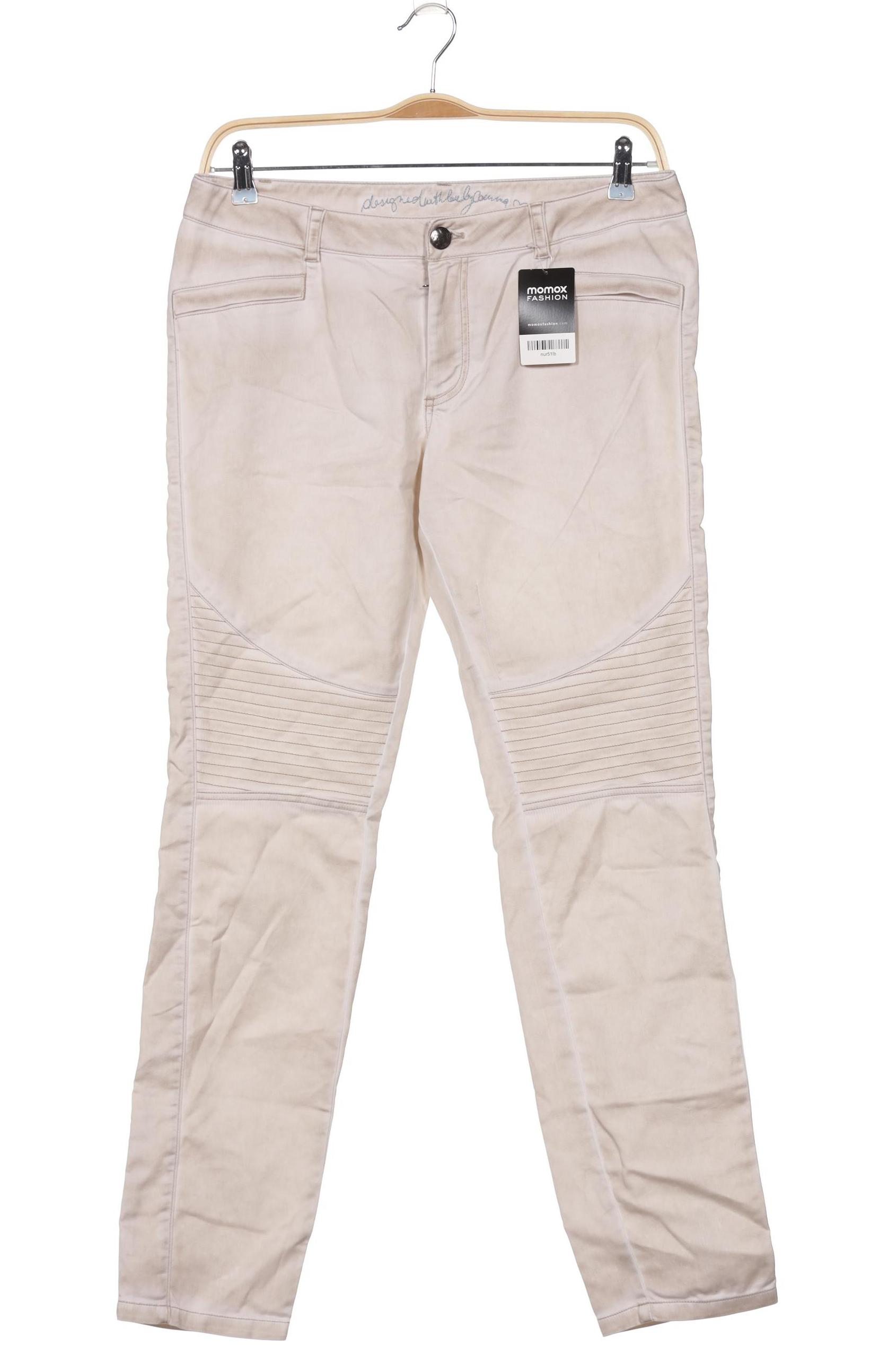 

Comma Damen Stoffhose, beige, Gr. 40