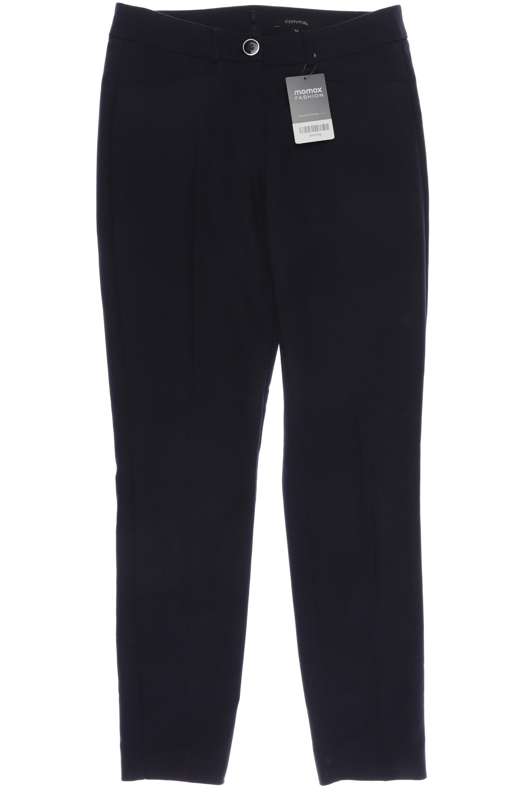 

Comma Damen Stoffhose, marineblau, Gr. 34