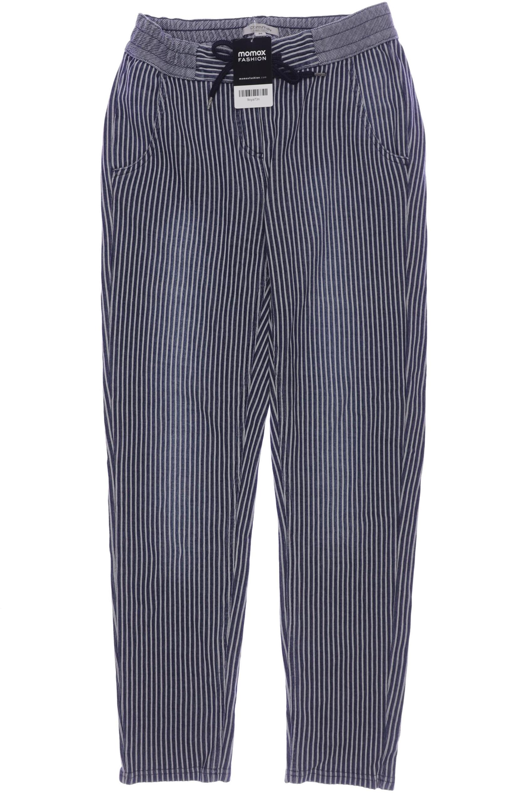 

Comma Damen Stoffhose, marineblau, Gr. 34