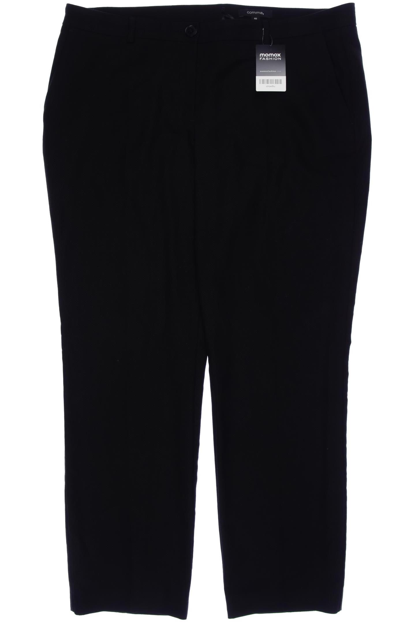 

Comma Damen Stoffhose, schwarz