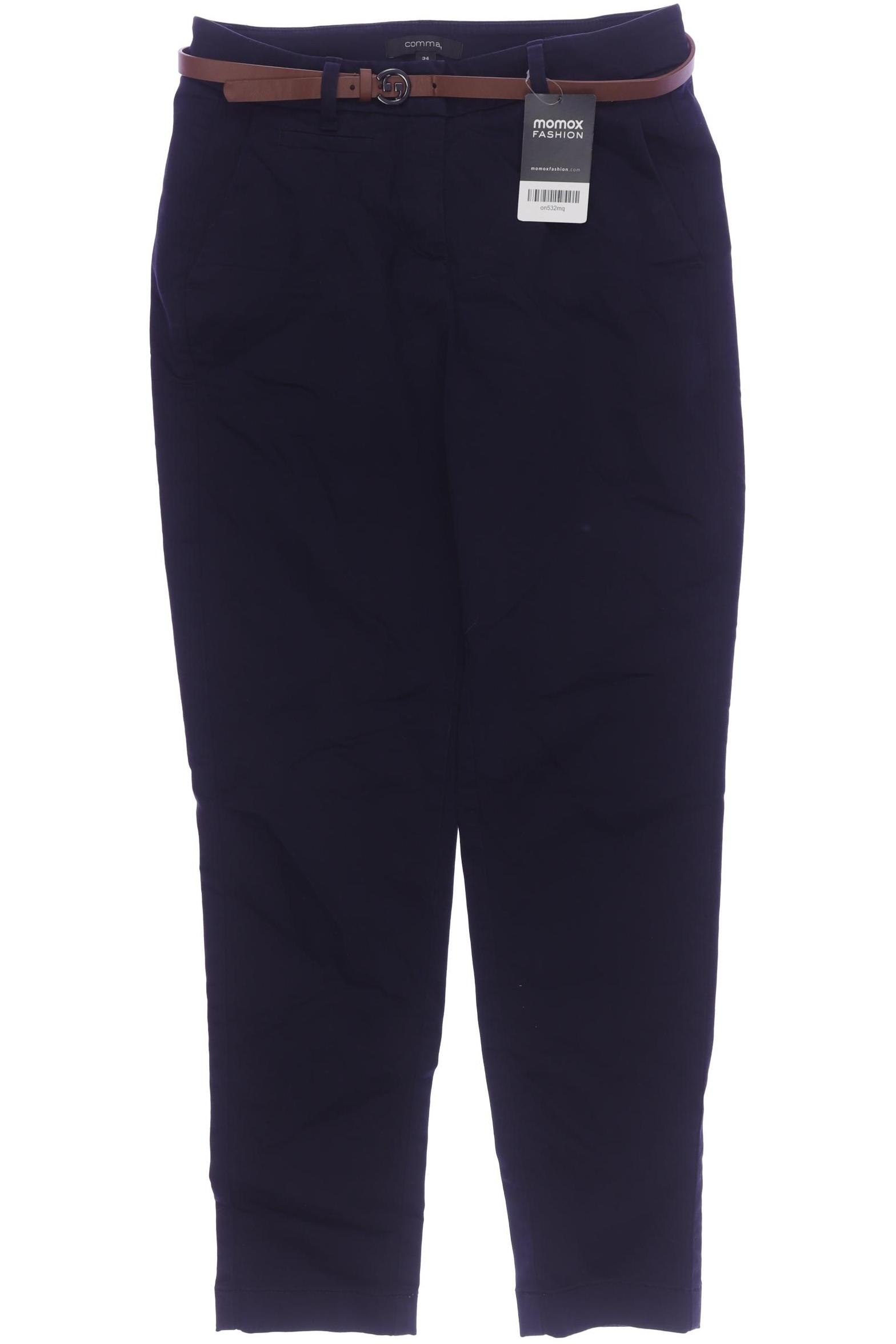 

Comma Damen Stoffhose, marineblau, Gr. 34