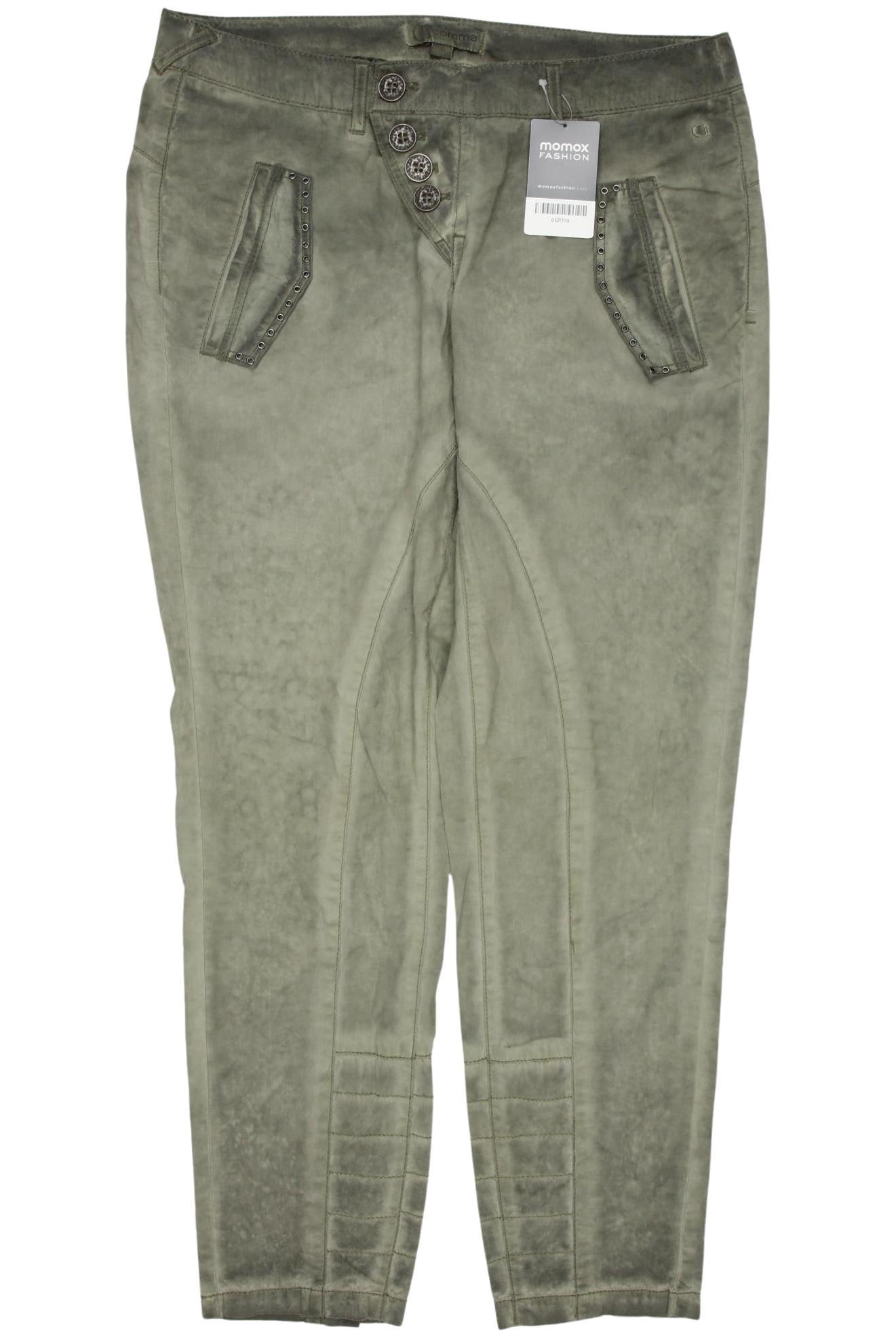 

Comma Damen Stoffhose, grün, Gr. 38