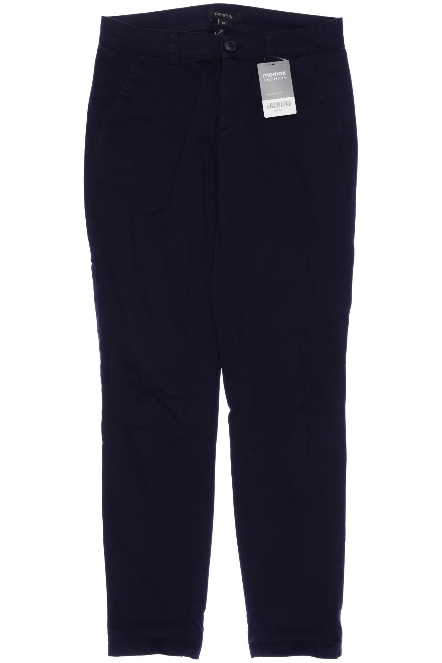 

Comma Damen Stoffhose, marineblau, Gr. 34