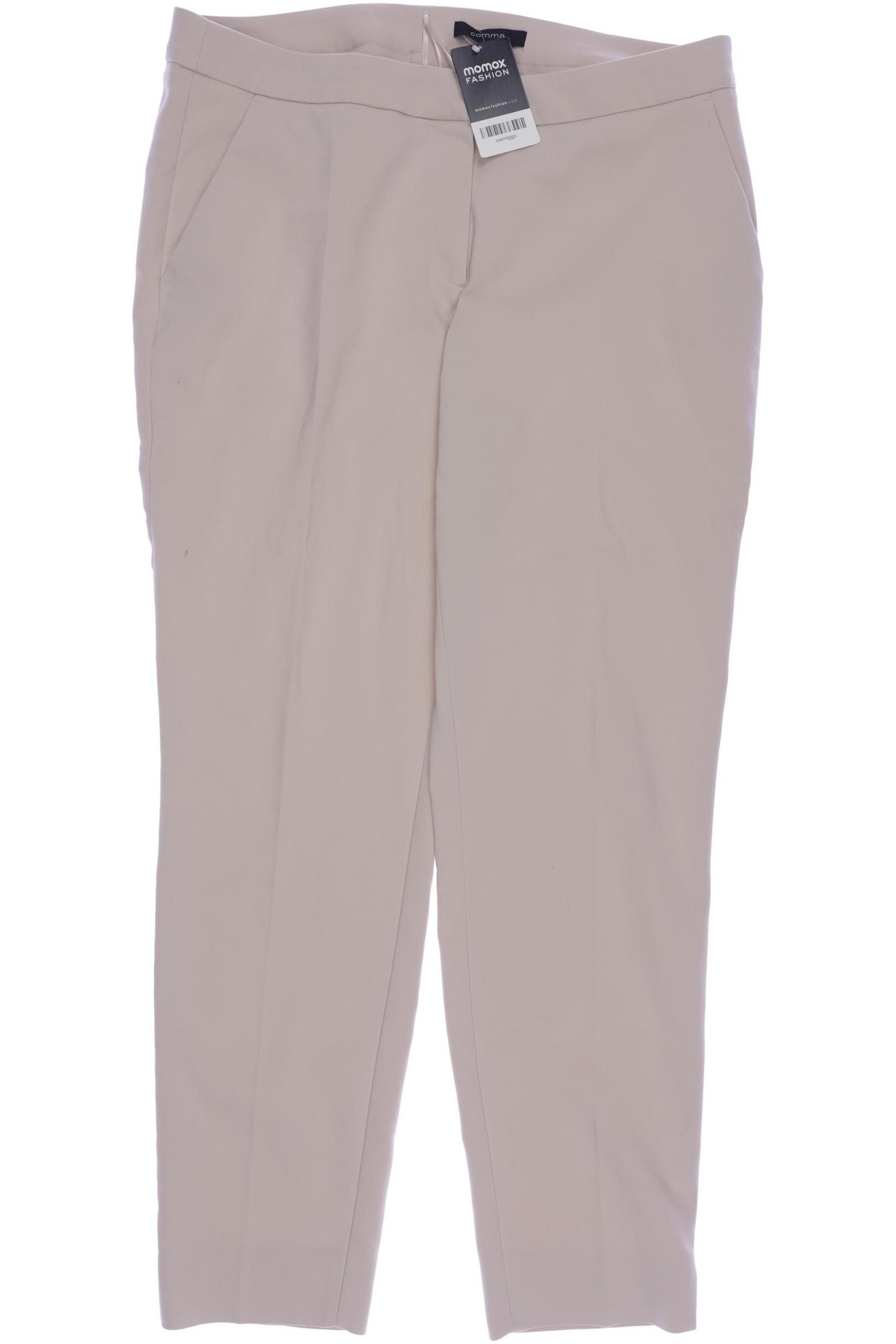 

Comma Damen Stoffhose, beige, Gr. 44