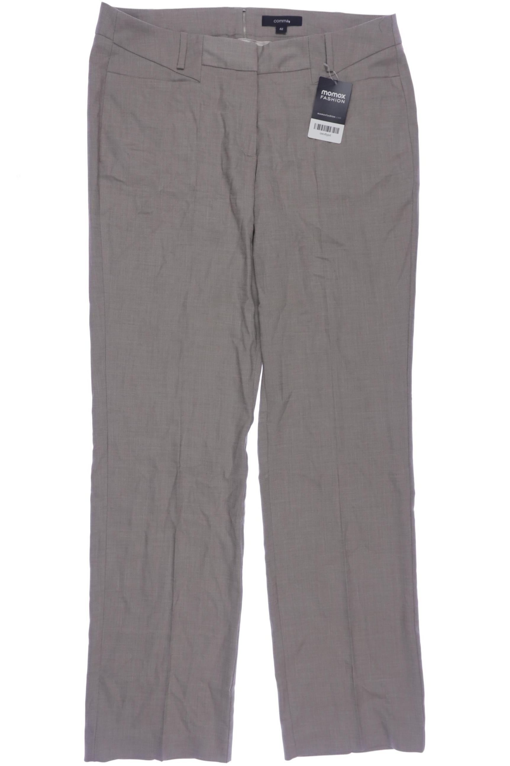

Comma Damen Stoffhose, beige, Gr. 42