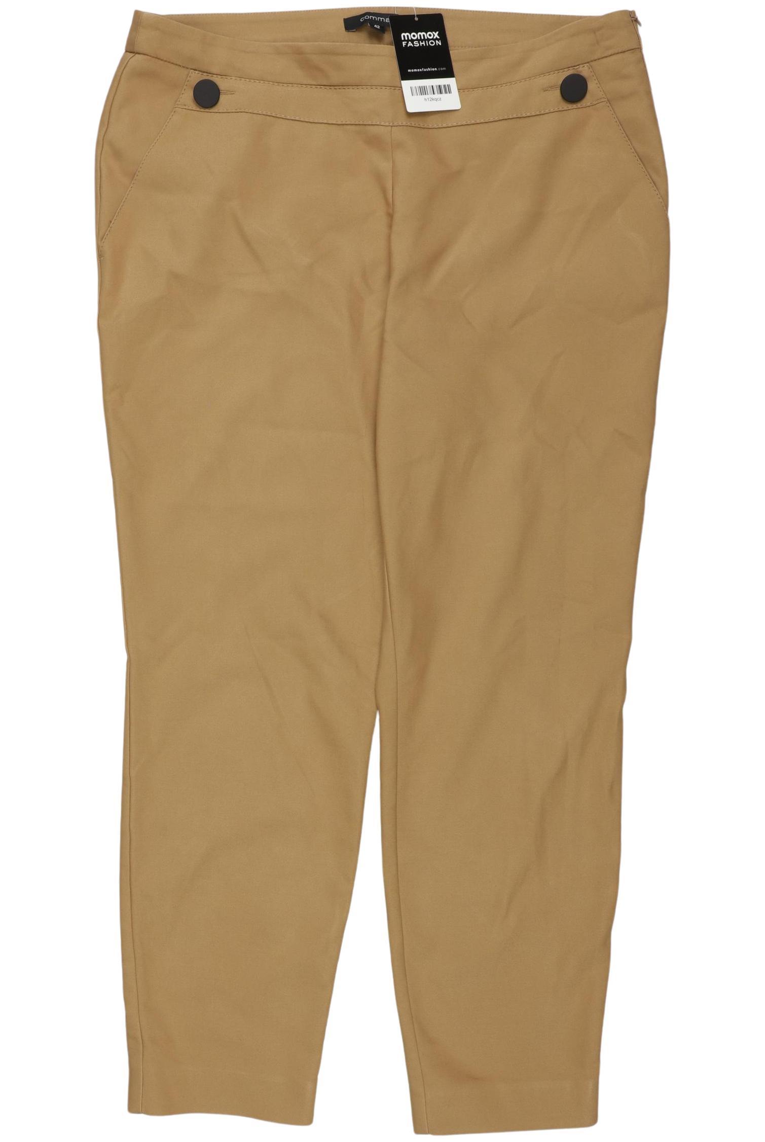 

Comma Damen Stoffhose, beige, Gr. 42