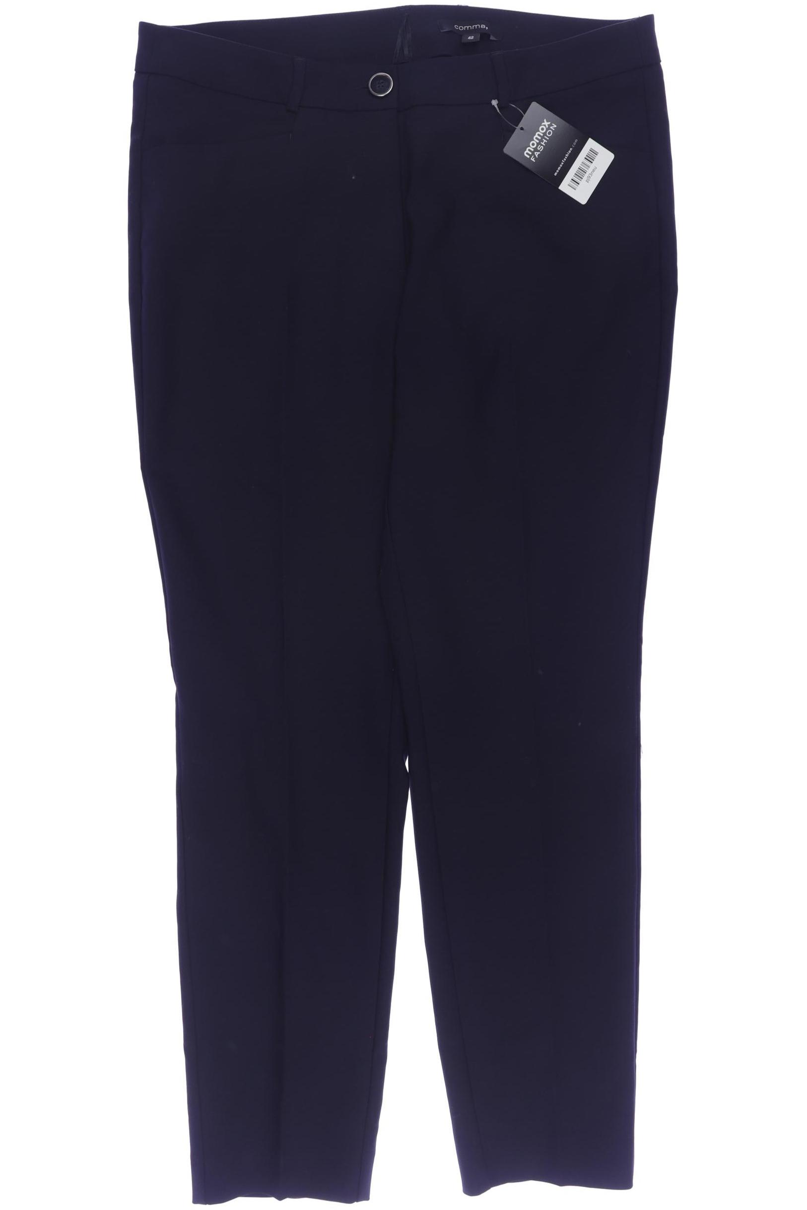

Comma Damen Stoffhose, marineblau, Gr. 42