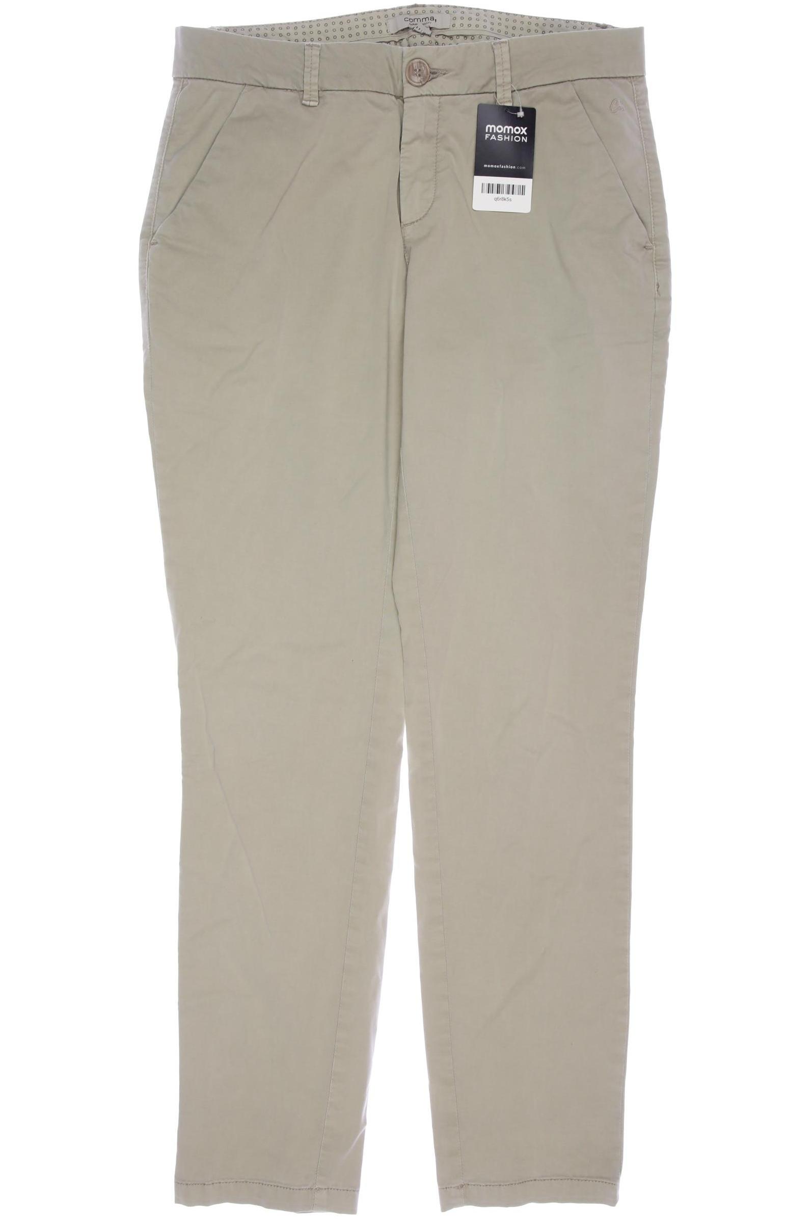 

Comma Damen Stoffhose, beige, Gr. 38
