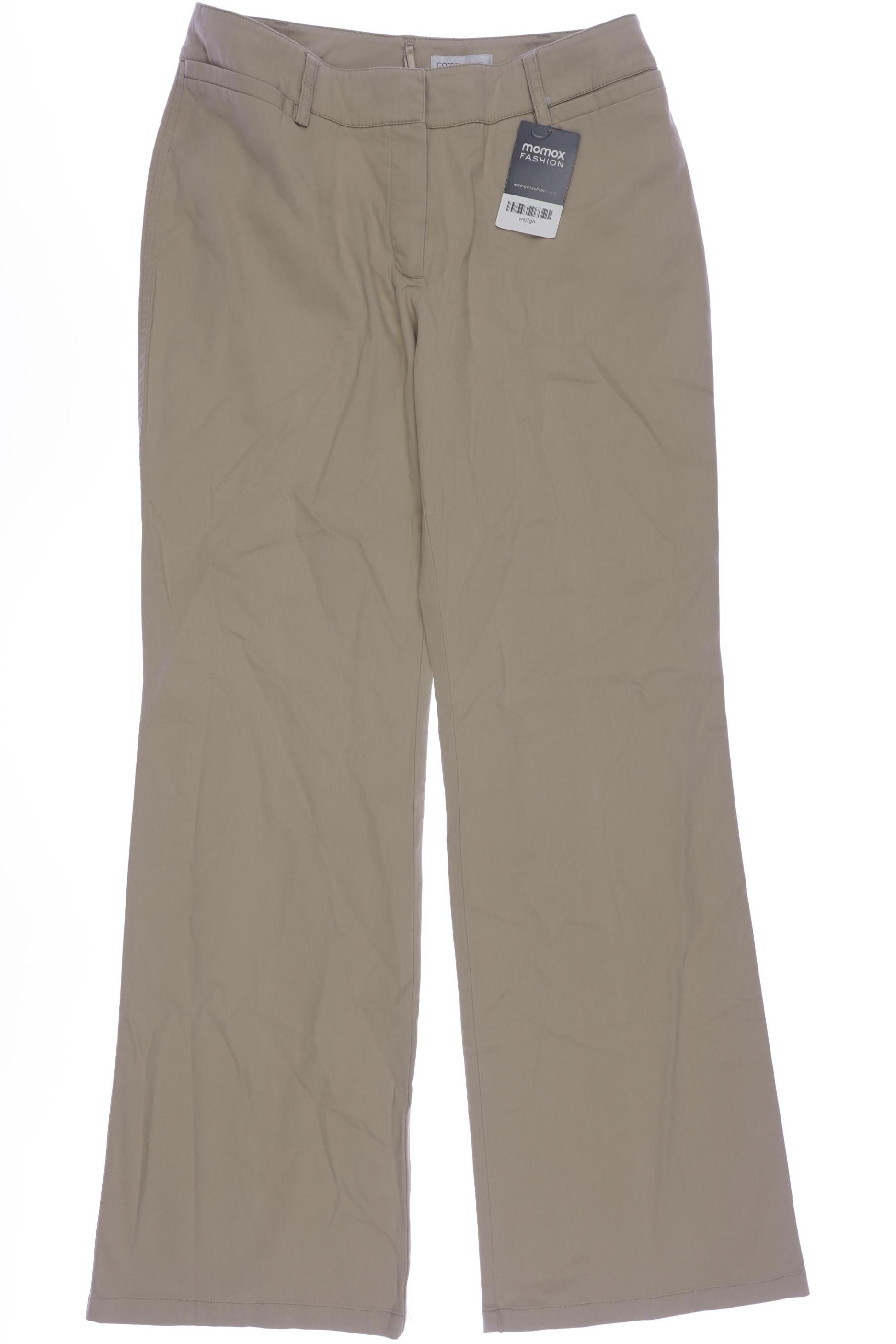 

Comma Damen Stoffhose, beige, Gr. 38