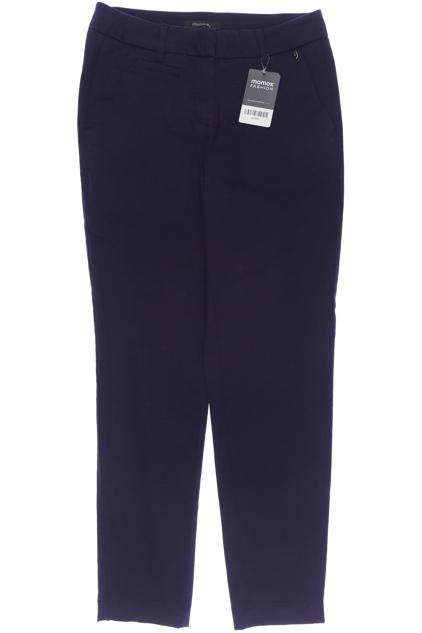 

Comma Damen Stoffhose, marineblau, Gr. 34